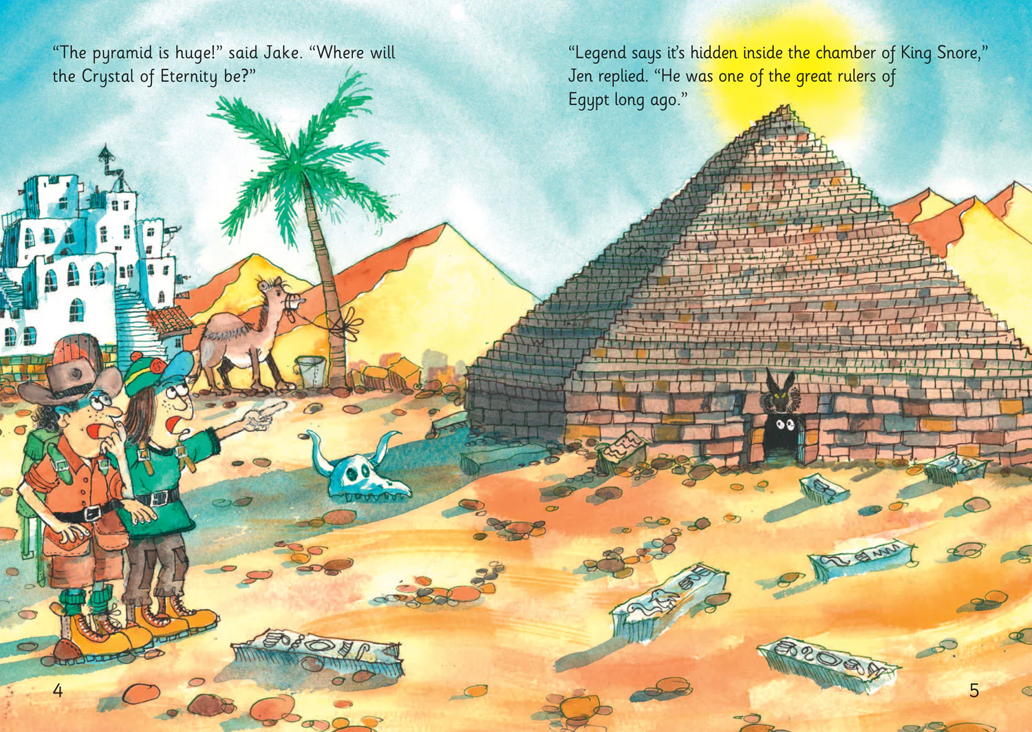 Big Cat Phonics for Little Wandle Letters and Sounds Revised – Age 7+ - Jake and Jen in the Curse of the Mummy: Phase 5 Set 5