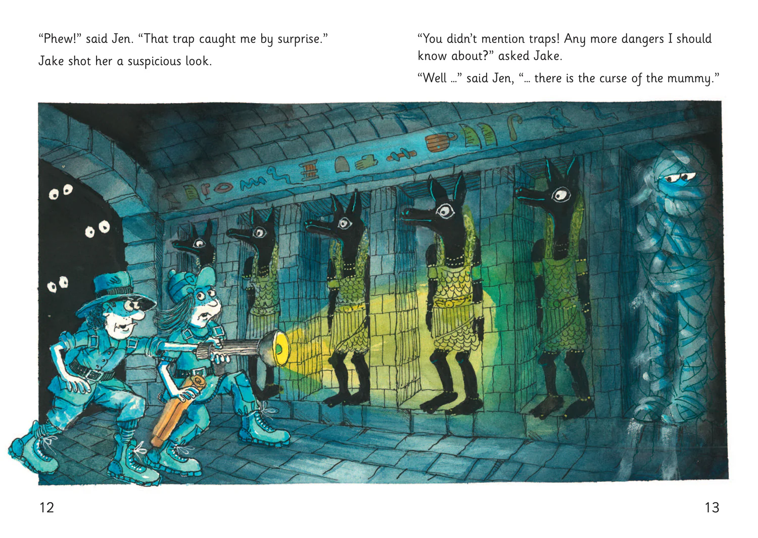 Big Cat Phonics for Little Wandle Letters and Sounds Revised – Age 7+ - Jake and Jen in the Curse of the Mummy: Phase 5 Set 5 - Image 3