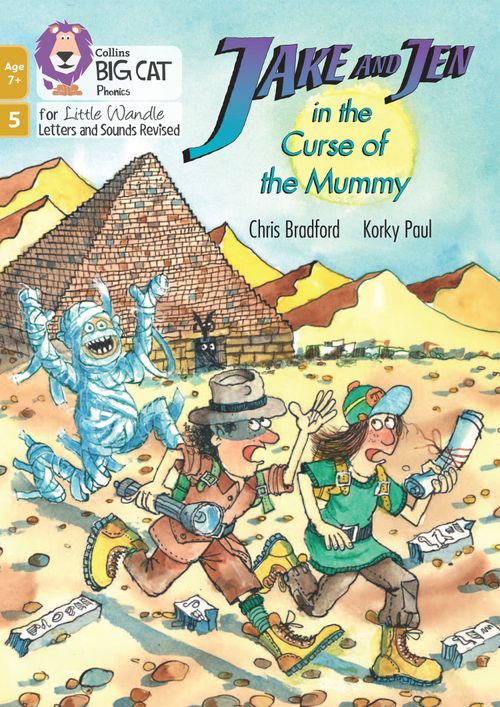 Big Cat Phonics for Little Wandle Letters and Sounds Revised – Age 7+ - Jake and Jen in the Curse of the Mummy: Phase 5 Set 5 - Image 4