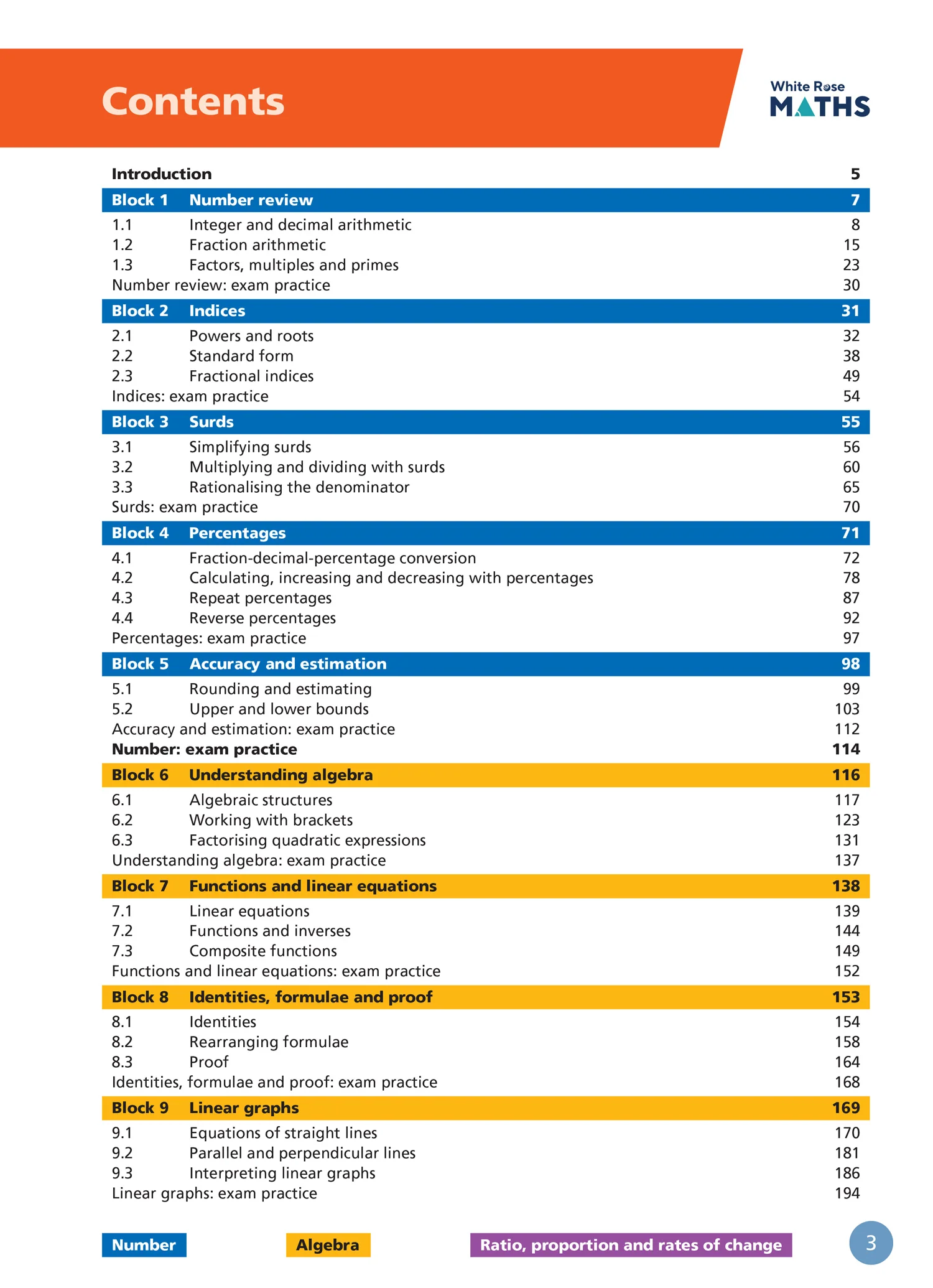 White Rose Maths - Edexcel GCSE 9-1 Higher Student Book 1 - Image 2