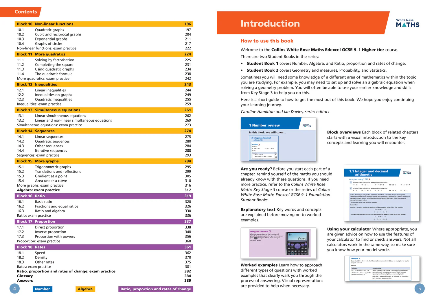 White Rose Maths - Edexcel GCSE 9-1 Higher Student Book 1 - Image 3