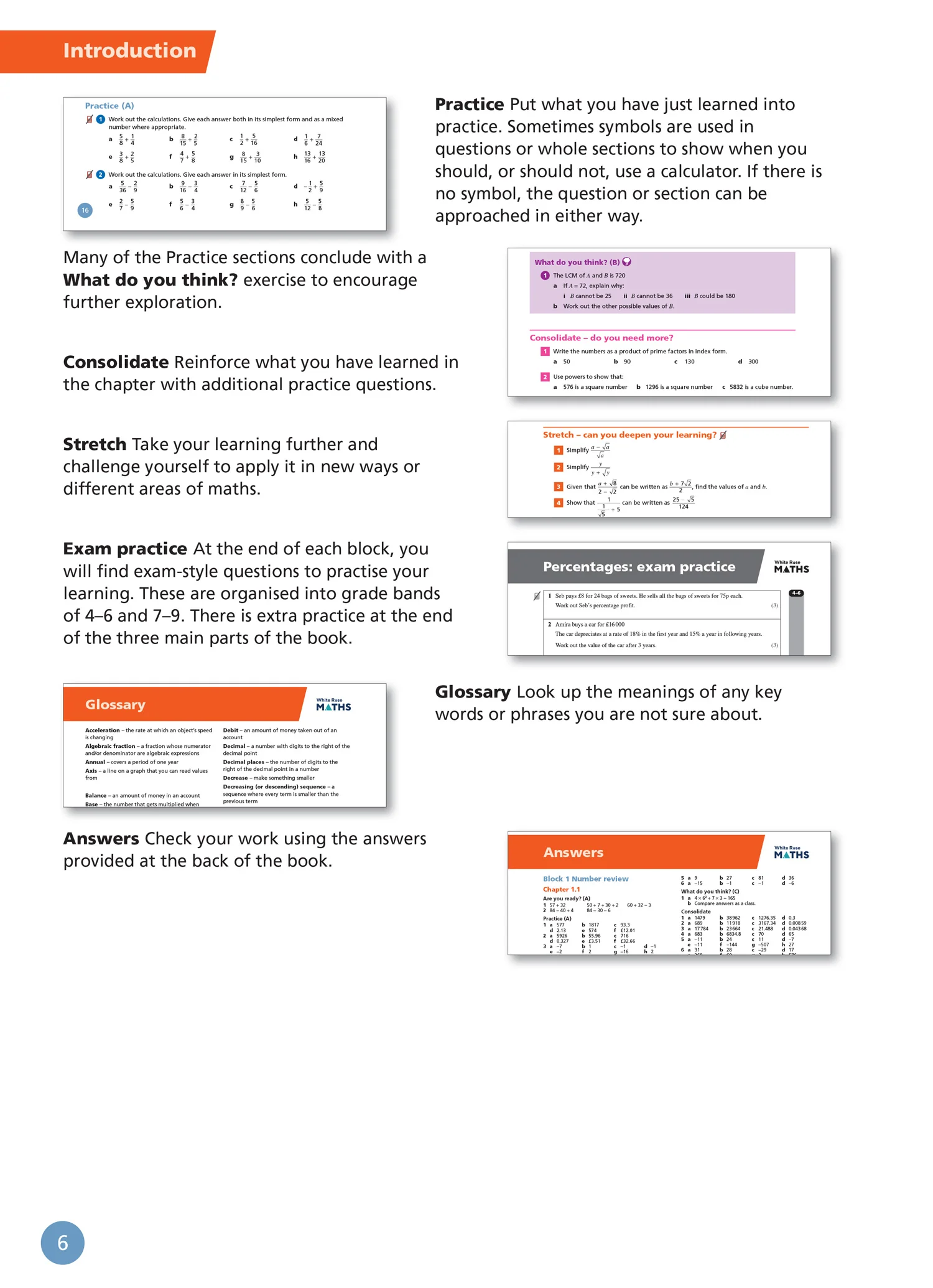 White Rose Maths - Edexcel GCSE 9-1 Higher Student Book 1 - Image 4