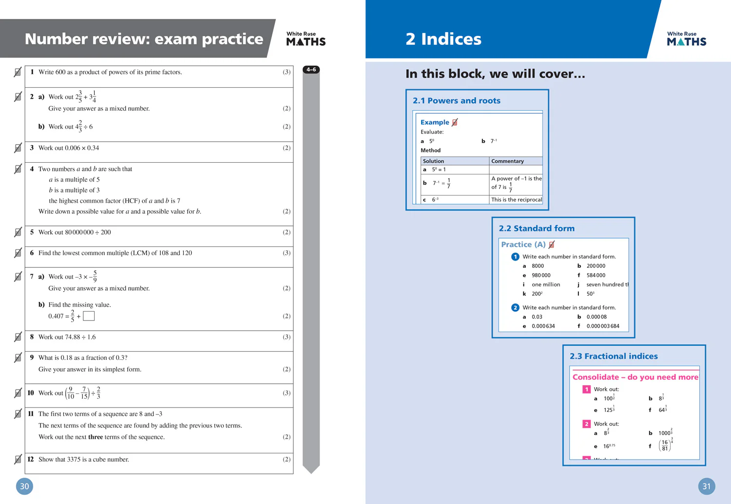 White Rose Maths - Edexcel GCSE 9-1 Higher Student Book 1 - Image 5