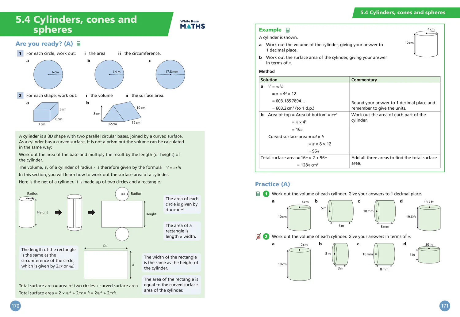 White Rose Maths - Edexcel GCSE 9-1 Higher Student Book 2 - Image 5
