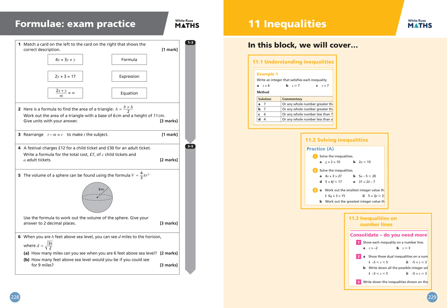 White Rose Maths - AQA GCSE 9-1 Foundation Student Book 1 - Image 6