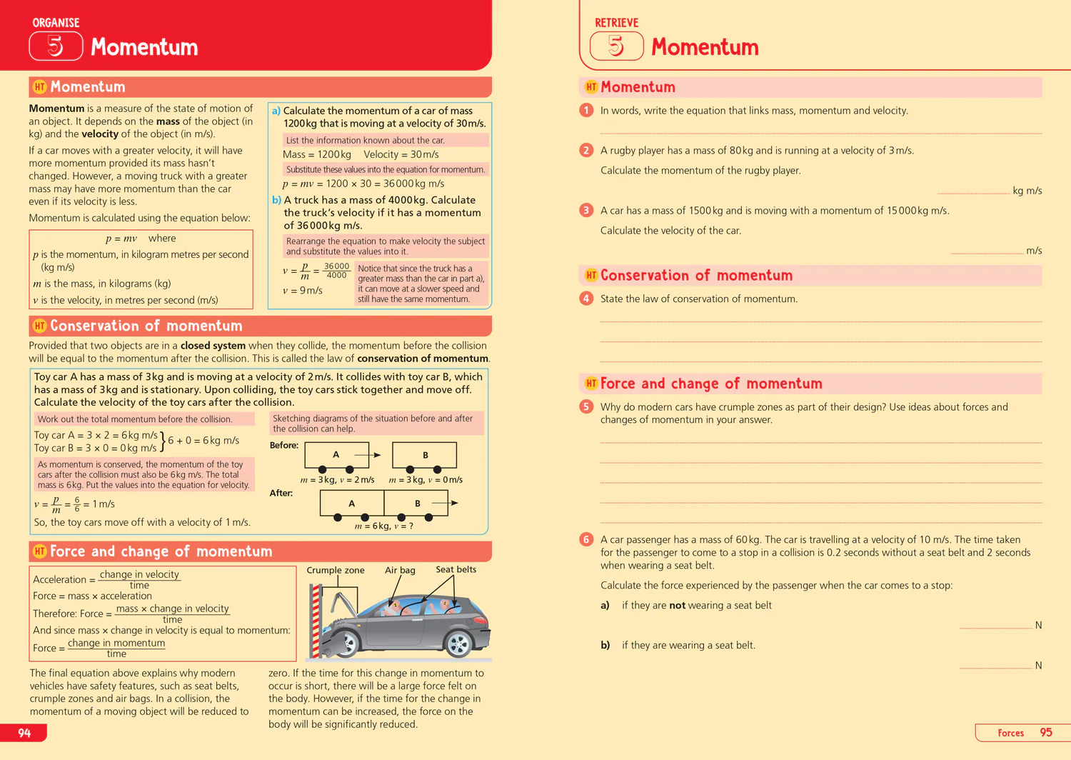 Collins GCSE Grade 9-1 Revision - AQA GCSE 9-1 Physics Organise and Retrieve Your Knowledge: Ideal for the 2026 and 2027 exams - Image 5