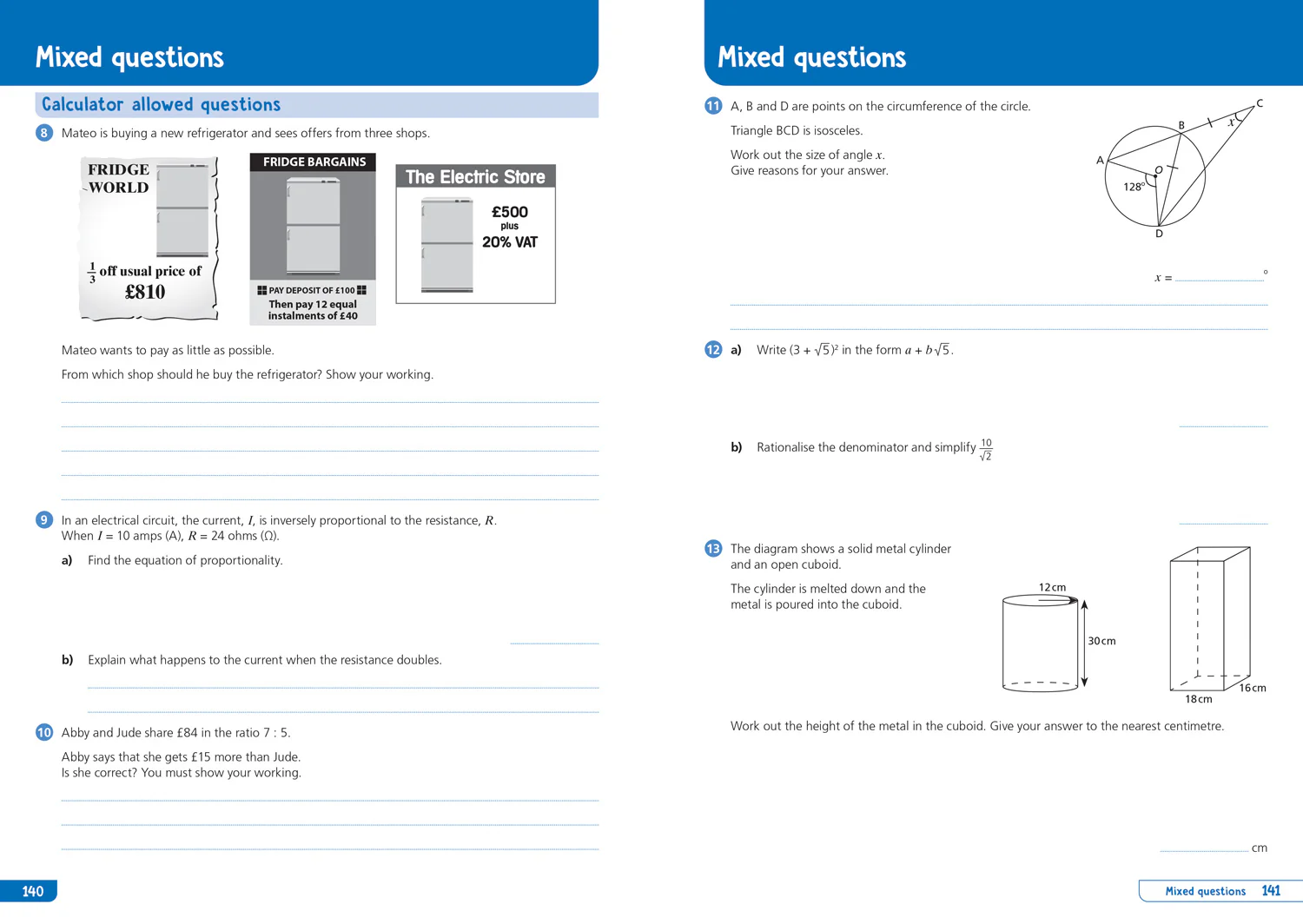 Collins GCSE Grade 9-1 Revision - Edexcel GCSE 9-1 Maths Higher Organise and Retrieve Your Knowledge: Ideal for the 2026 and 2027 exams - Image 5
