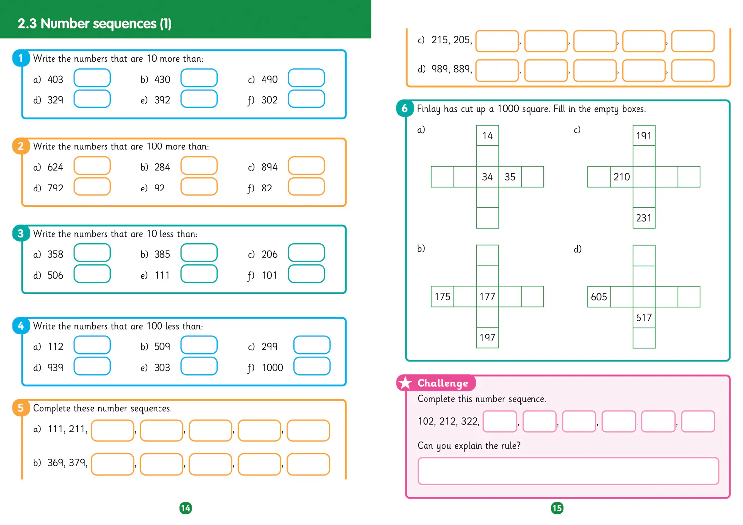 Primary Maths for Scotland - 1C Practice Workbook 1 - Image 3