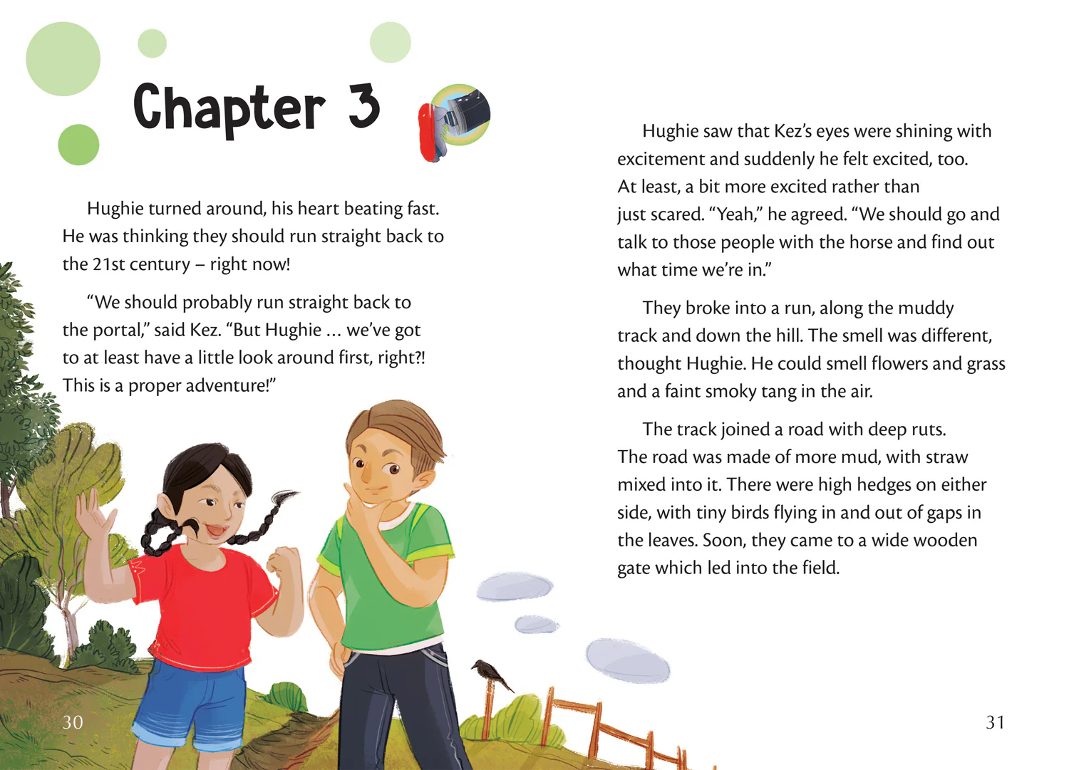 Big Cat for Little Wandle Fluency - Hughie and the Hole Through Time: Fluency 7 - Image 3