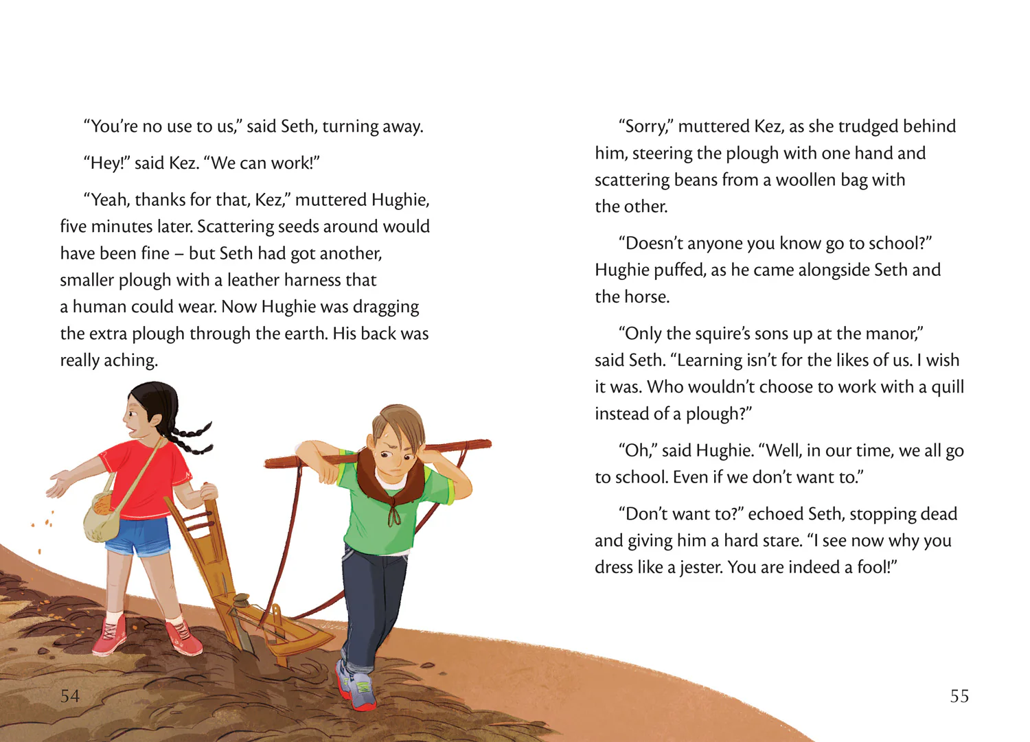 Big Cat for Little Wandle Fluency - Hughie and the Hole Through Time: Fluency 7 - Image 4