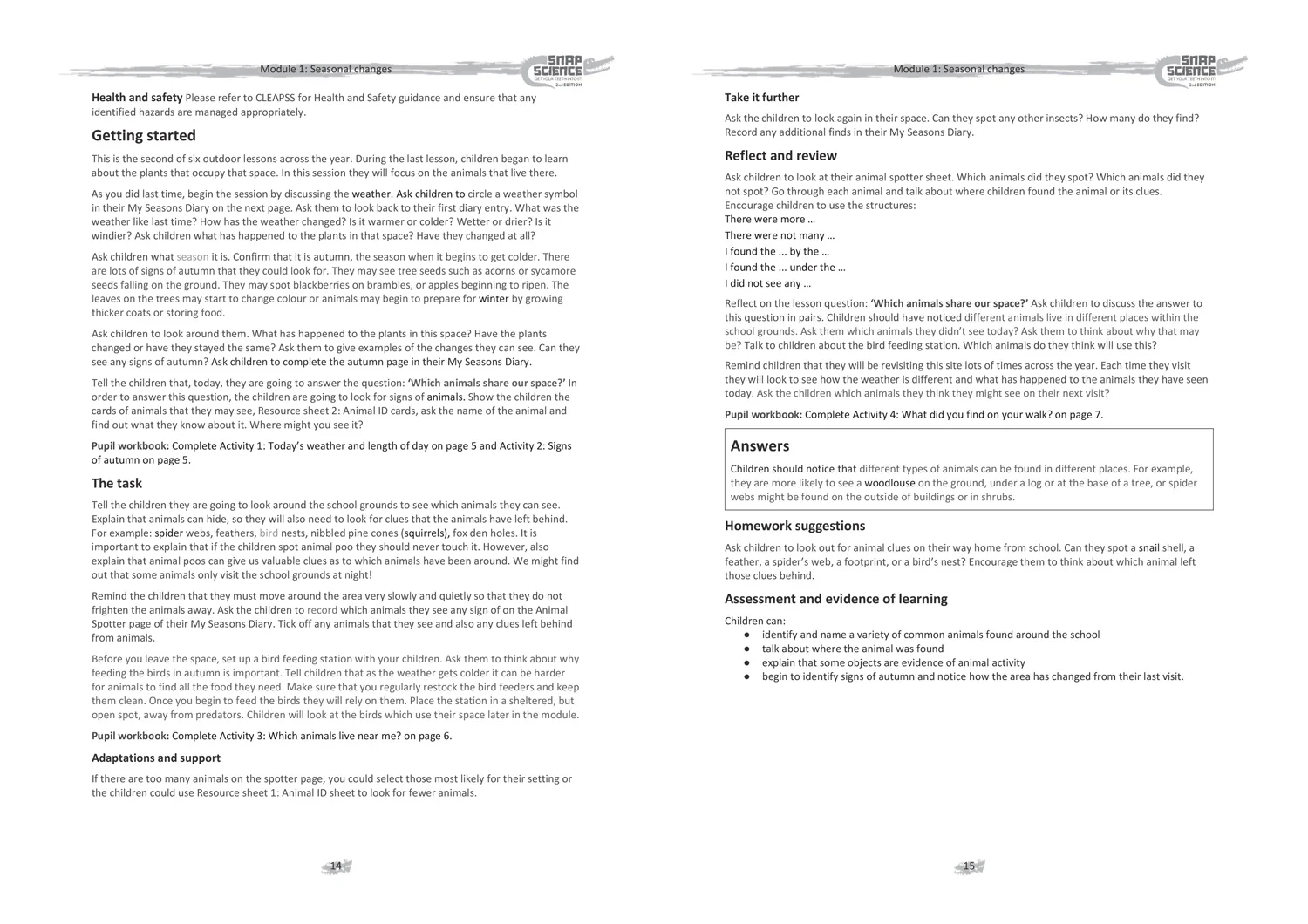 Snap Science 2nd Edition - Snap Science Teacher’s Guide Year 1 - Image 4