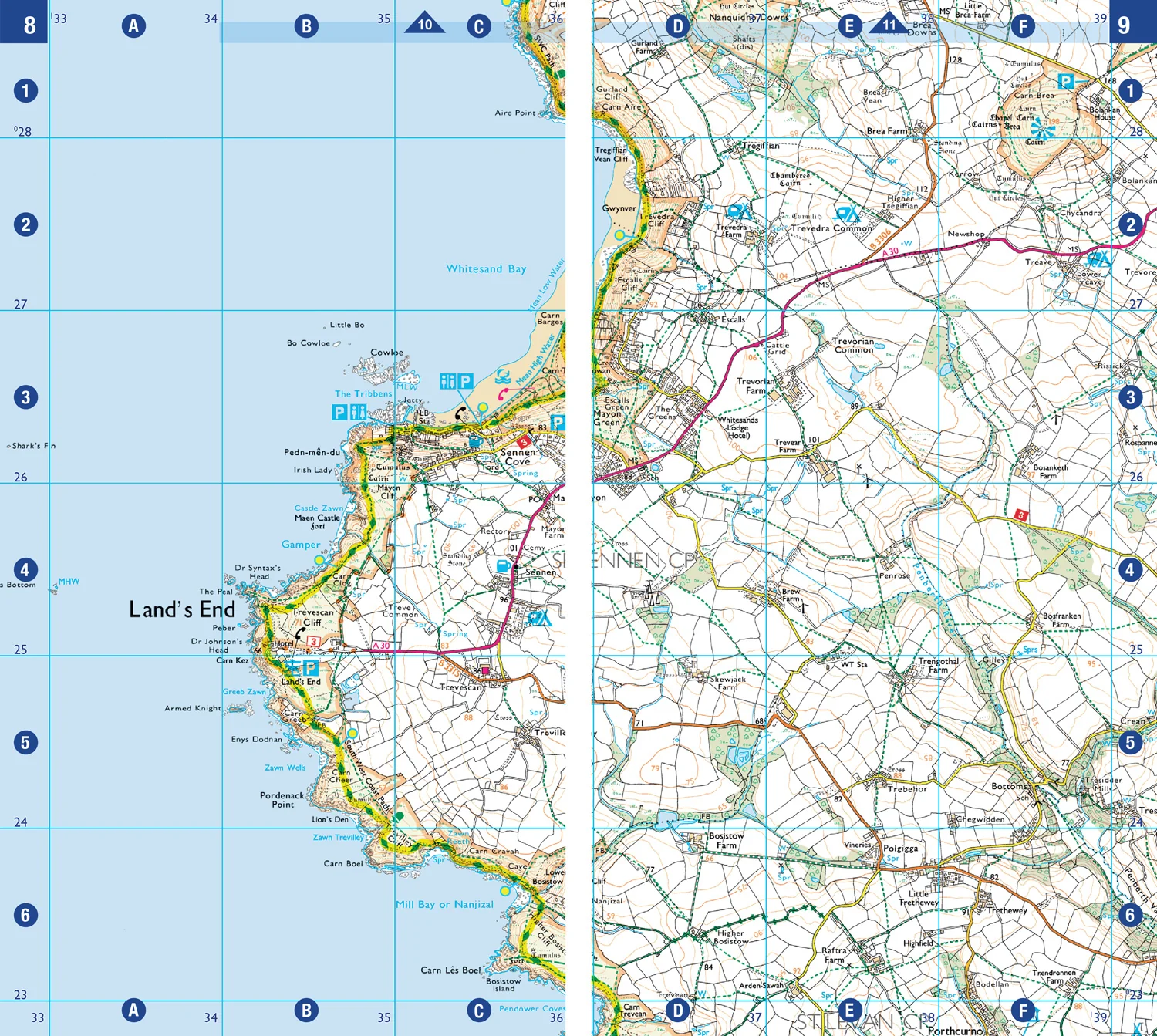 A -Z Adventure Series - South West Coast Path 2 – North Cornwall: with Ordnance Survey mapping (Fifth edition) - Image 3