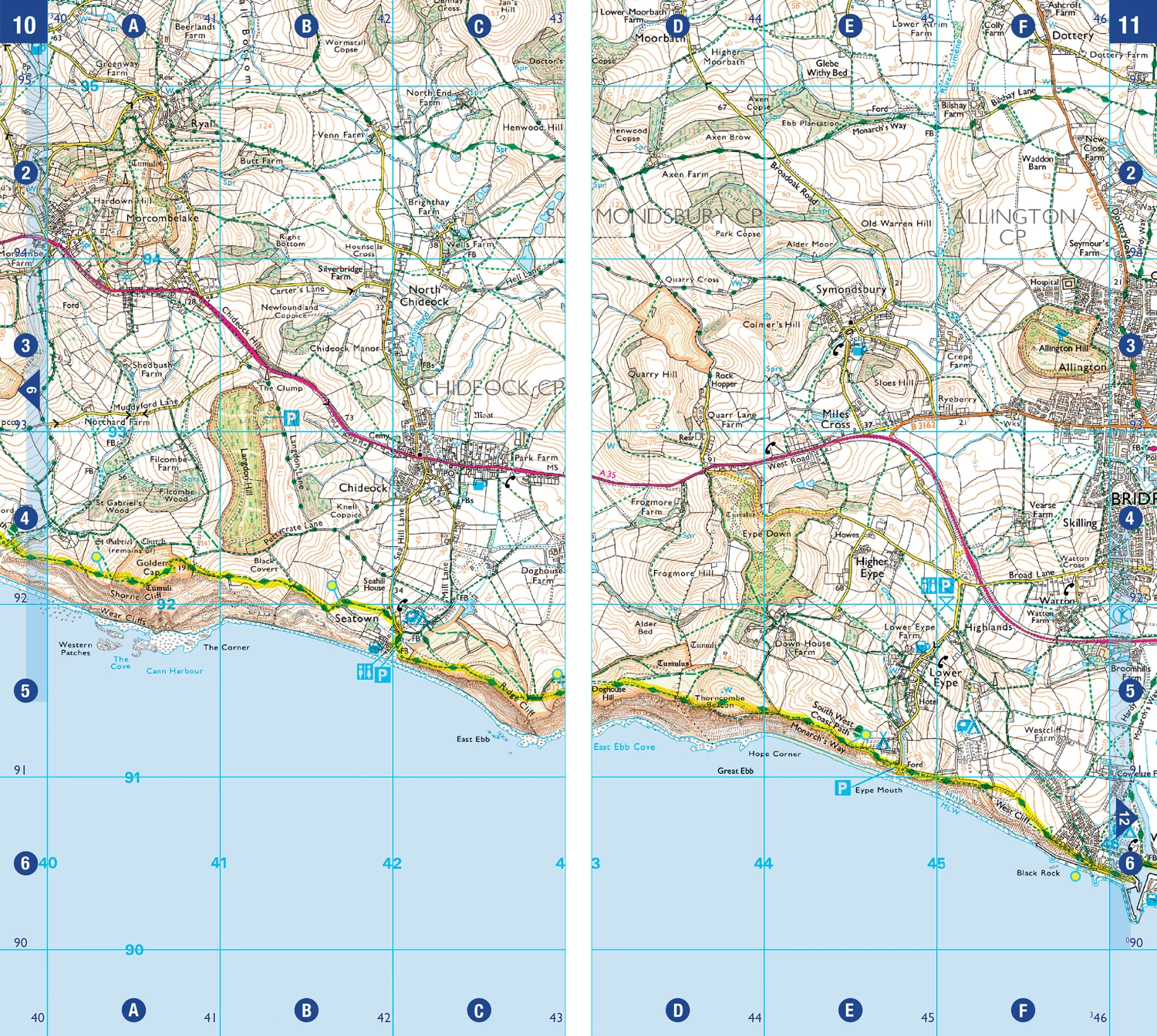 A -Z Adventure Series - South West Coast Path 5 – Dorset: with Ordnance Survey mapping (Fourth edition) - Image 3