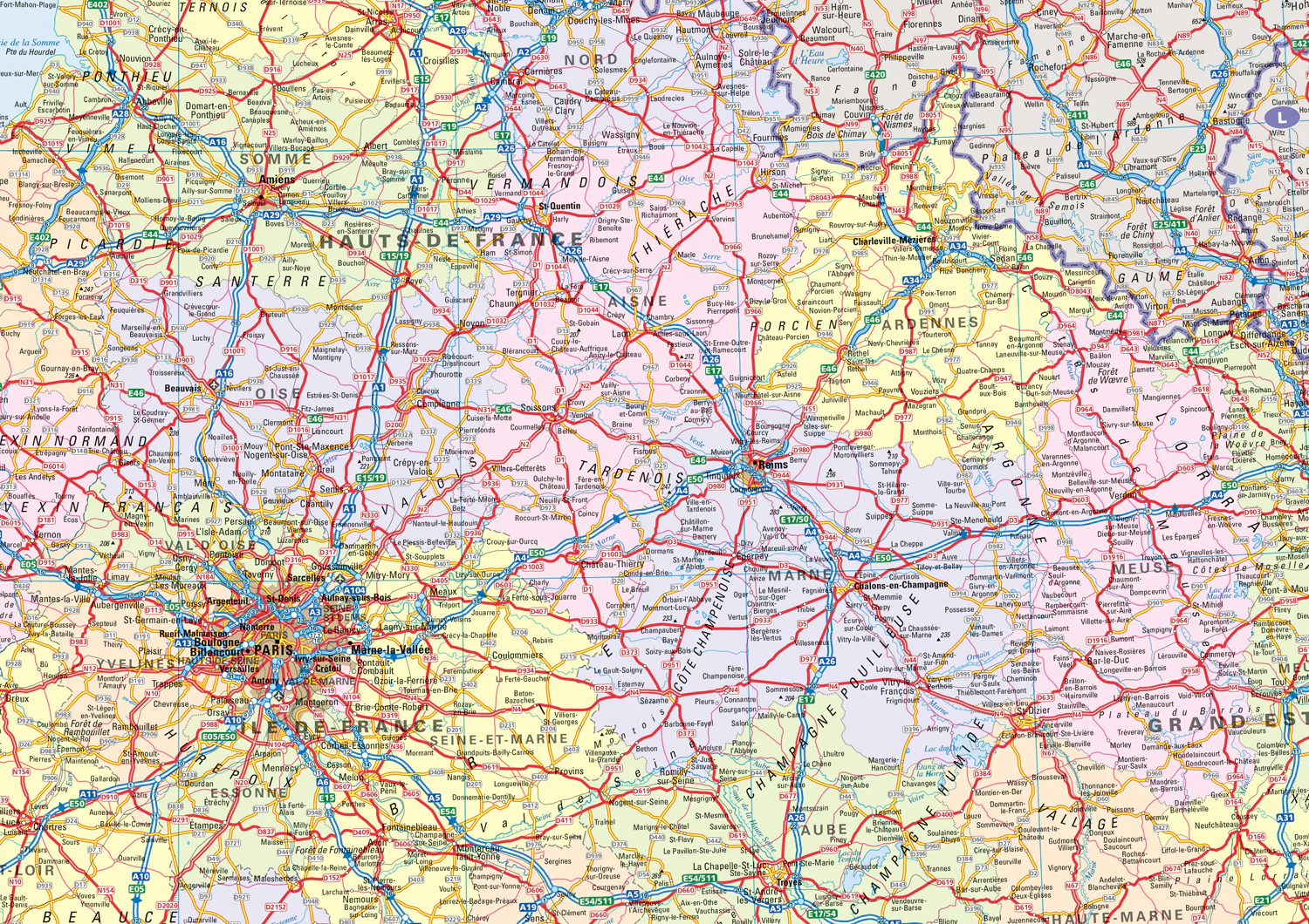 Collins Road Map of France: Folded map, easy to read, updated mapping (New edition) - Image 4