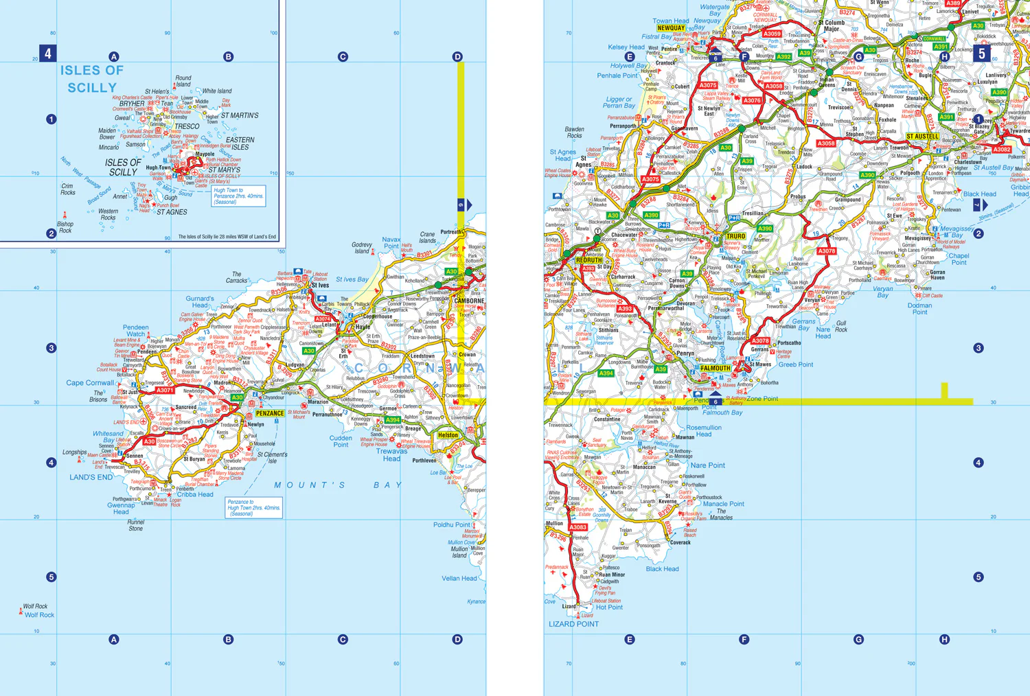 Great Britain A-Z Handy Road Atlas 2026 (A5 Spiral): Easy to read map of Great Britain in A5 size with spiral binding - Image 2