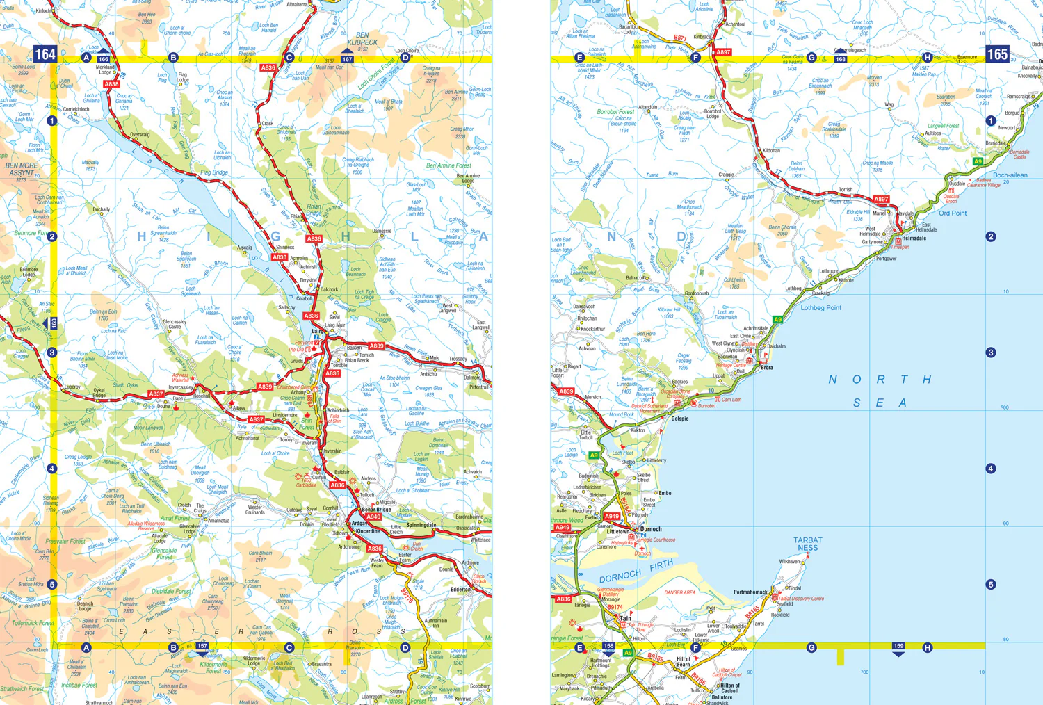Great Britain A-Z Handy Road Atlas 2026 (A5 Spiral): Easy to read map of Great Britain in A5 size with spiral binding - Image 4