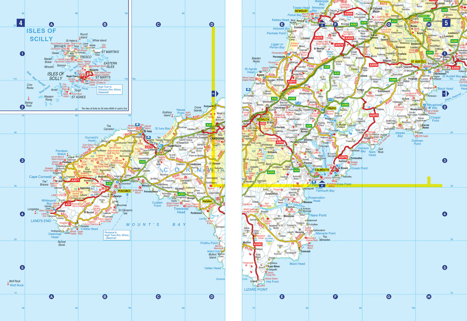 Great Britain A-Z Super Scale Road Atlas 2026 (A3 Spiral): Easy to read map of Great Britain in A3 size with spiral binding - Image 2