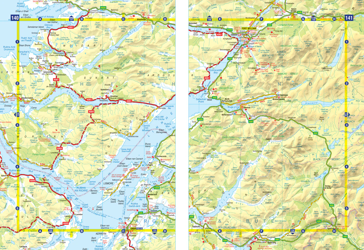 Great Britain A-Z Super Scale Road Atlas 2026 (A3 Spiral): Easy to read map of Great Britain in A3 size with spiral binding - Image 4