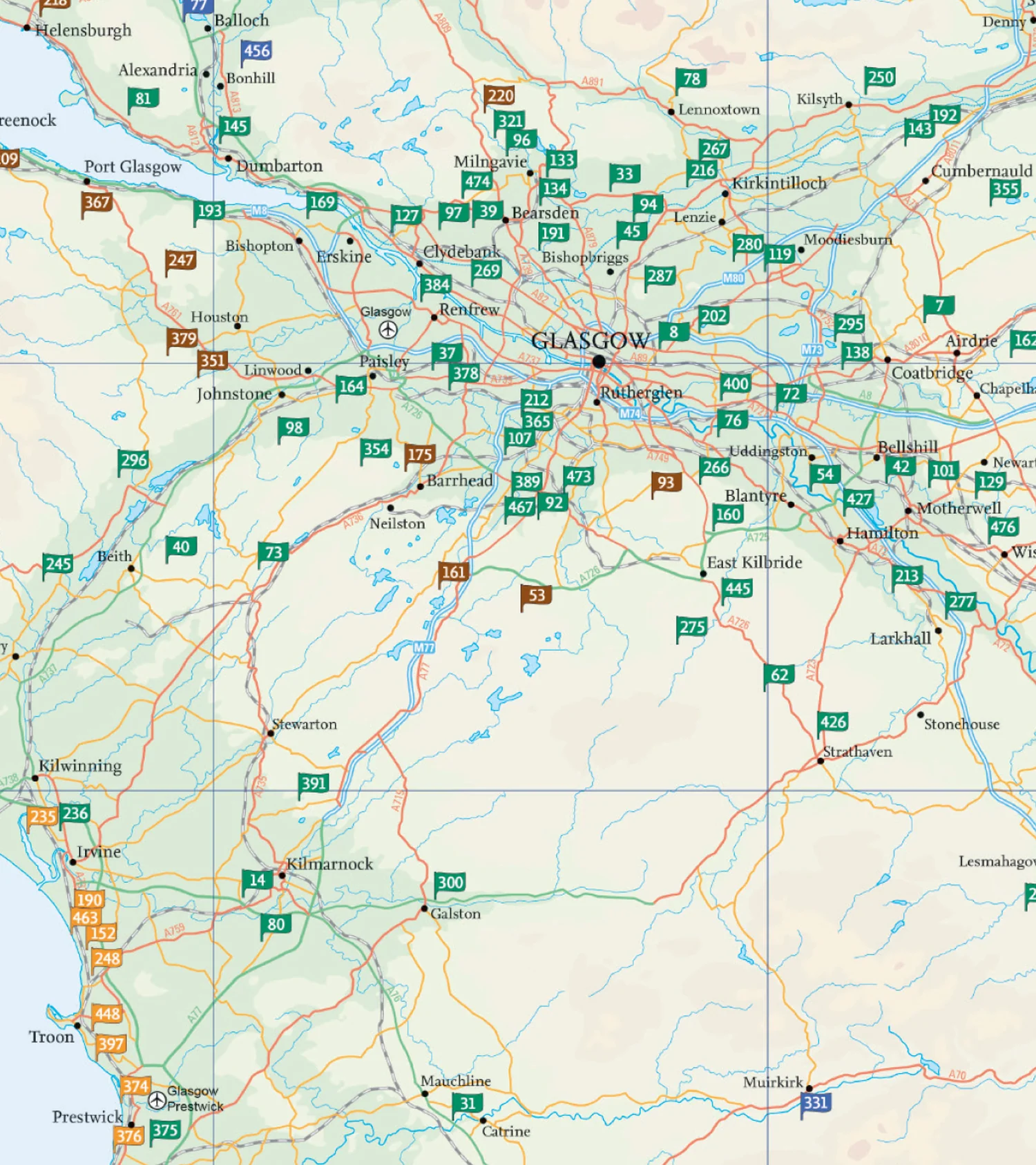 Collins Golf Map of Scotland: Explore Scotland’s notable, historic, and local golf courses - Image 5