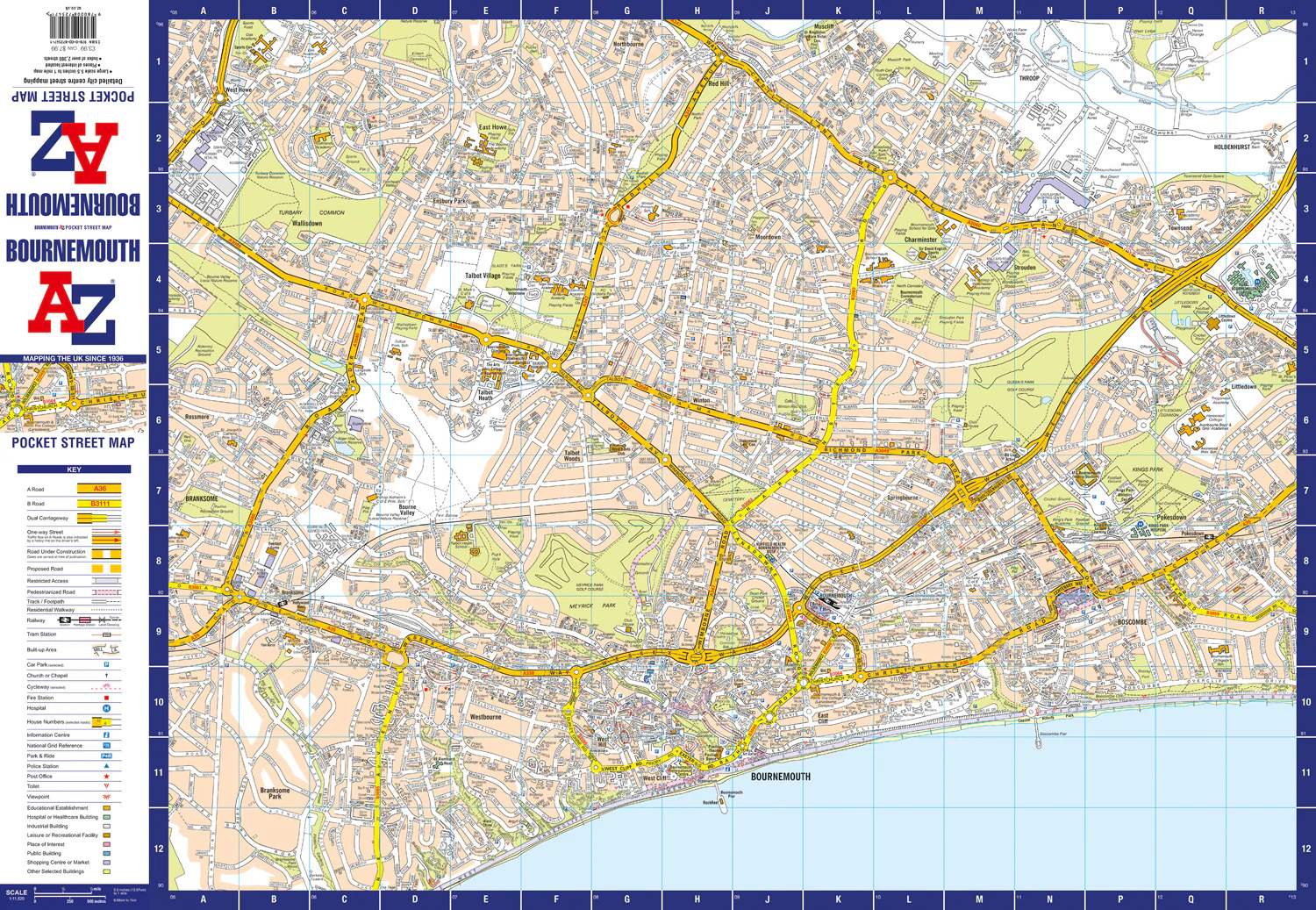 Bournemouth A-Z Pocket Street Map: Accurate street map for easy navigation - Image 2