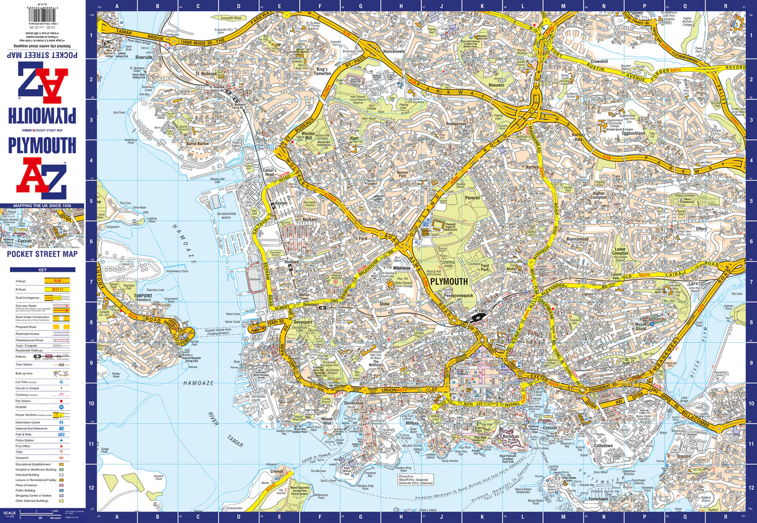 Plymouth A-Z Pocket Street Map: Accurate street map for easy navigation (Second edition) - Image 2