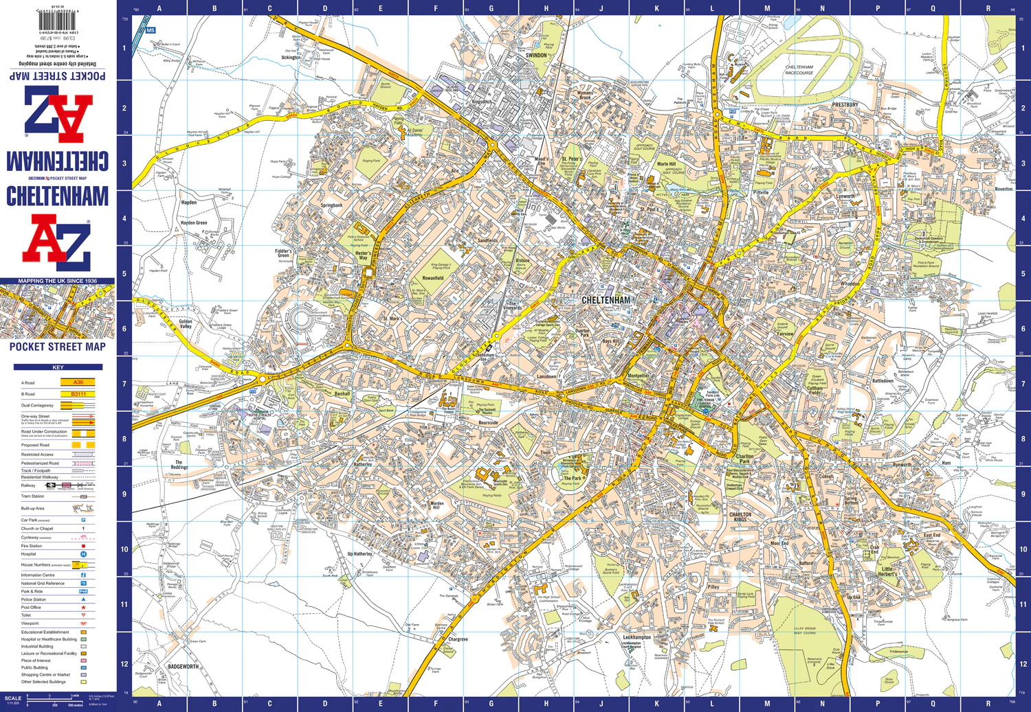 Cheltenham A-Z Pocket Street Map: Accurate street map for easy navigation (Second edition) - Image 2
