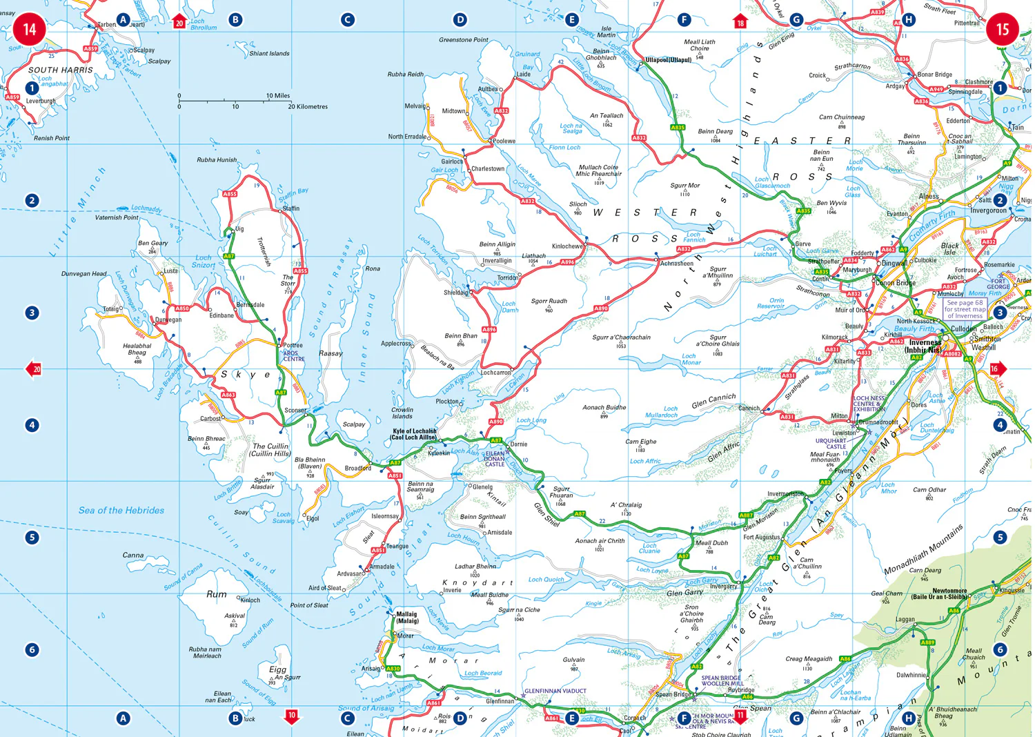 Collins Handy Road Atlas Scotland: Clear and detailed map of Scotland in a handy A5 size (New edition) - Image 2