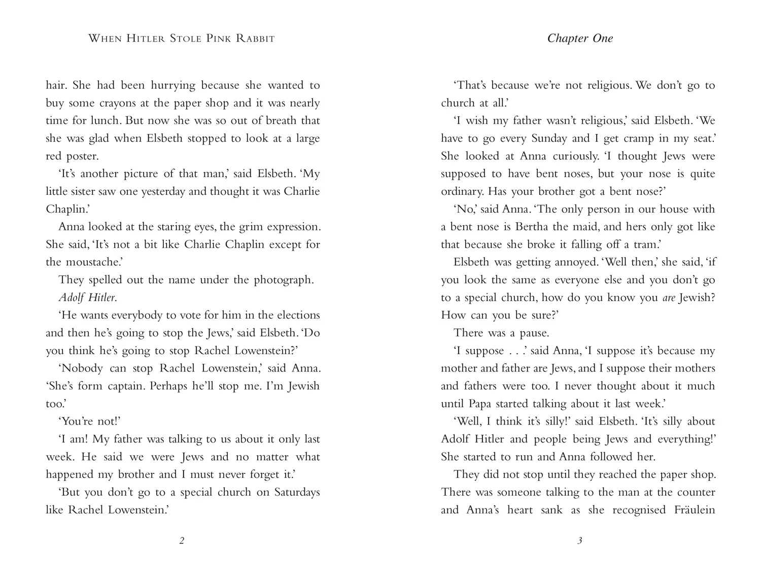 HarperCollins Children’s Classics - When Hitler Stole Pink Rabbit - Image 3