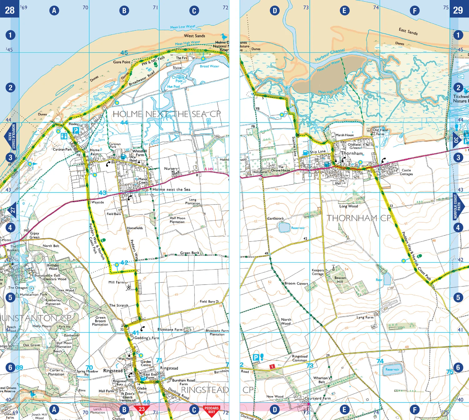 A -Z Adventure Series - Peddars Way and Norfolk Coast Path: with Ordnance Survey mapping (New Revised Third edition) - Image 3