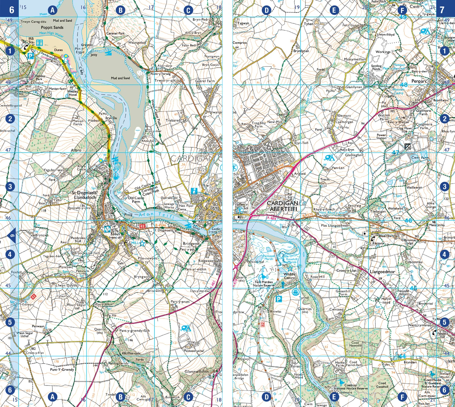 A -Z Adventure Series - Pembrokeshire Coast Path: with Ordnance Survey mapping (New Revised Third edition) - Image 3