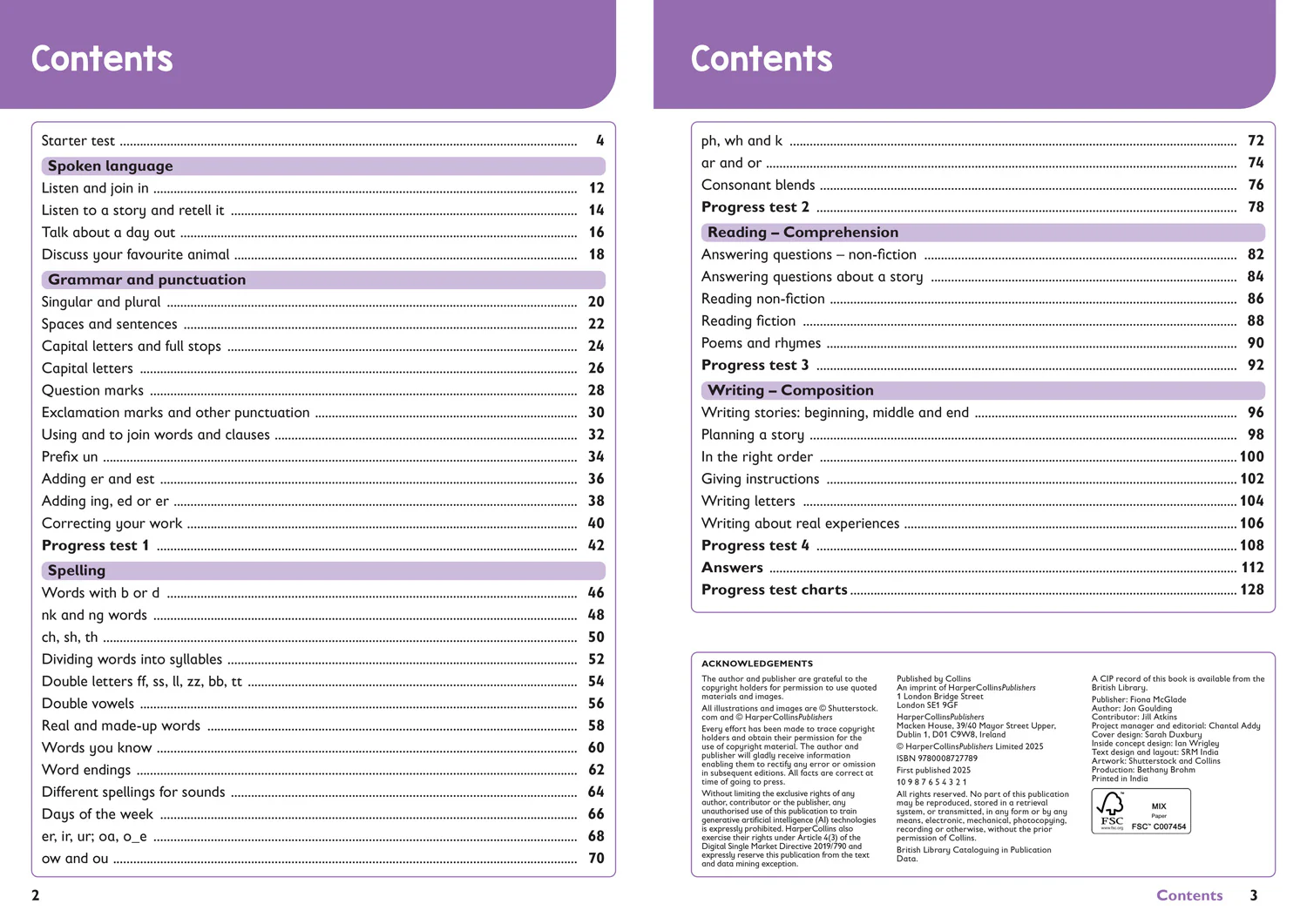 Collins KS1 Practice - Year 1 English Targeted Practice Workbook: Ideal for use at home and school (Second edition) - Image 2