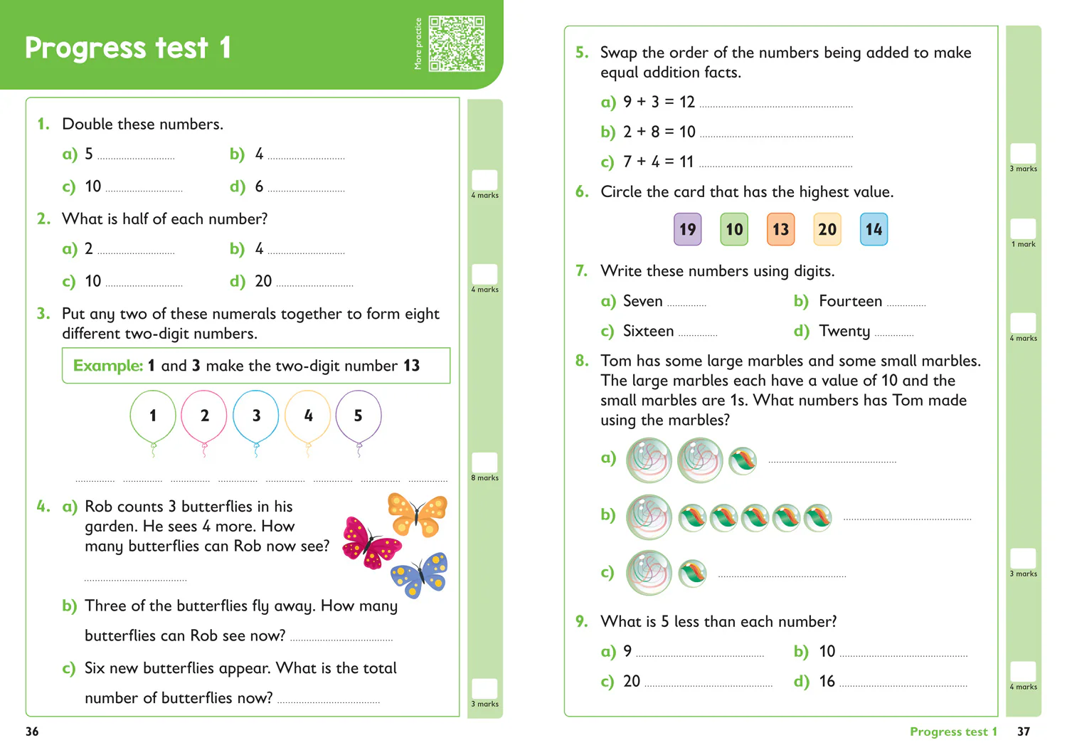 Collins KS1 Practice - Year 1 Maths Targeted Practice Workbook: Ideal for use at home and school (Second edition) - Image 4