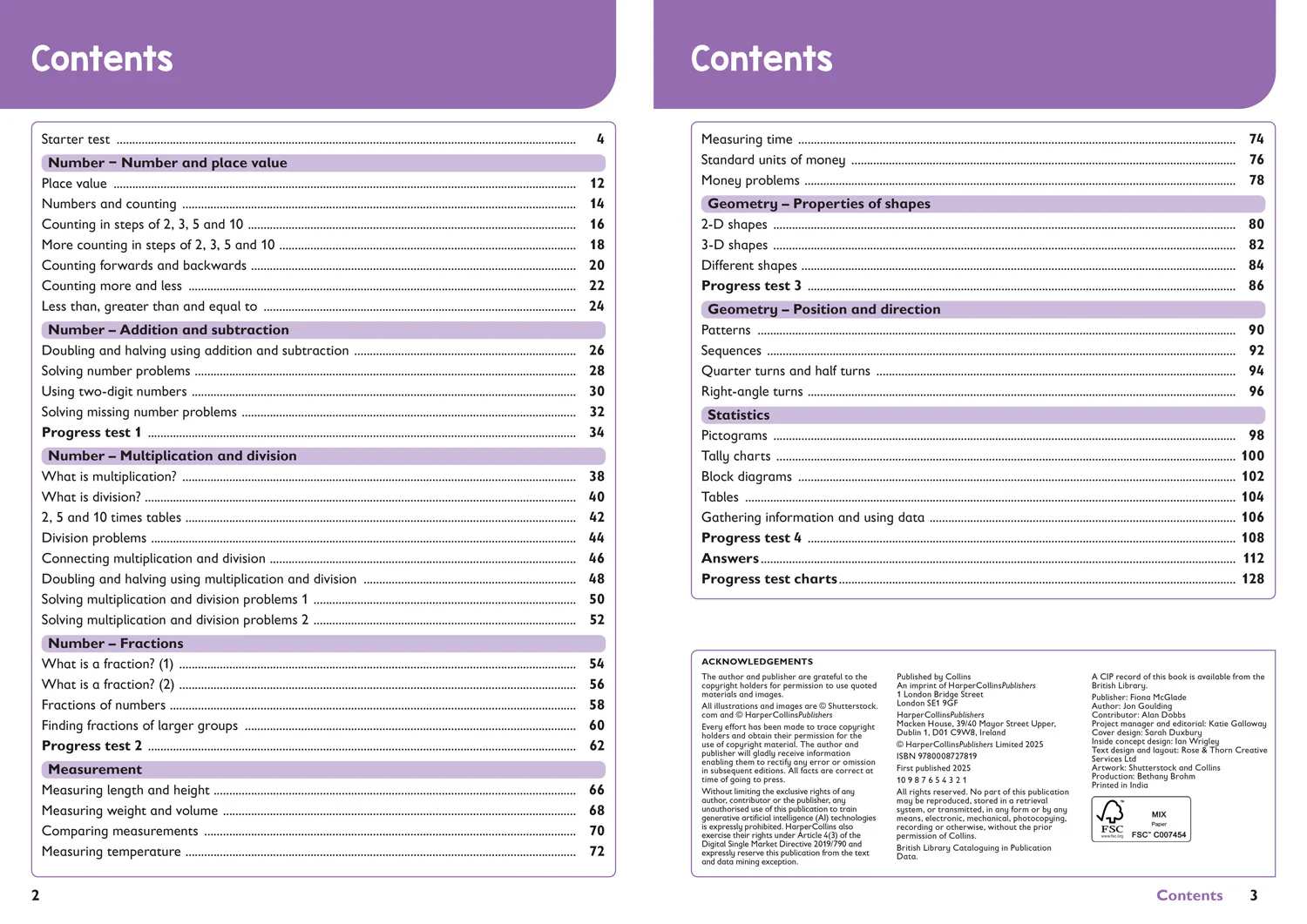 Collins KS1 Practice - Year 2 Maths Targeted Practice Workbook: Ideal for use at home and school (Second edition) - Image 2