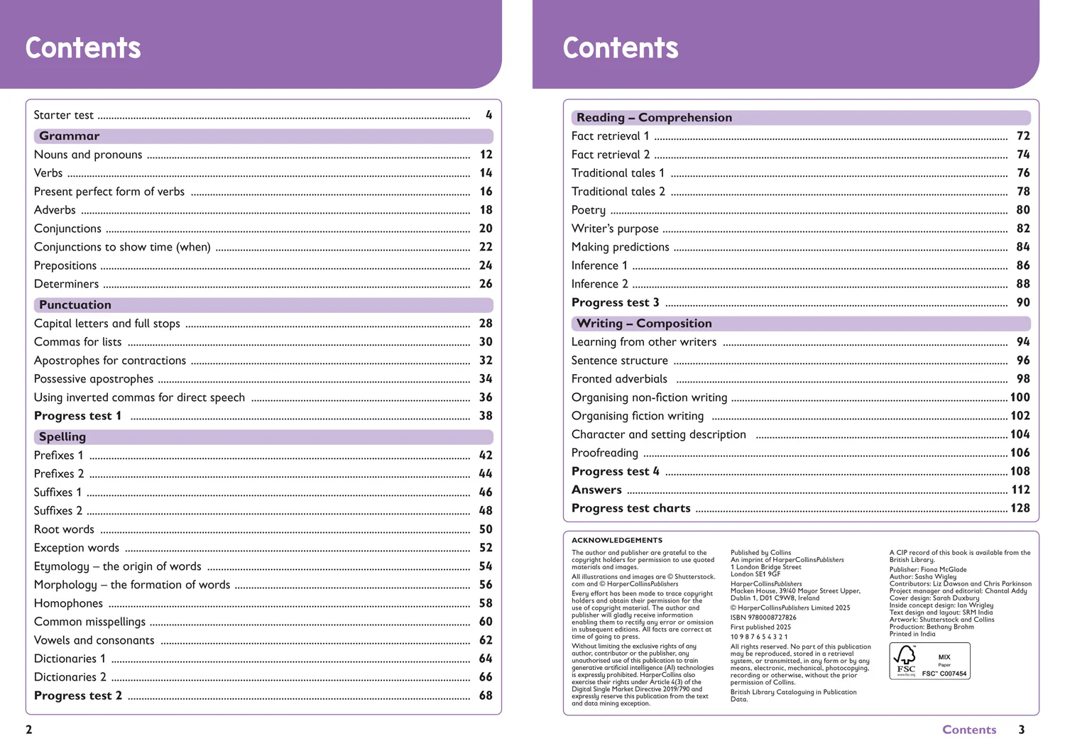 Collins KS2 Practice - Year 3 English Targeted Practice Workbook: Ideal for use at home and school (Second edition) - Image 2