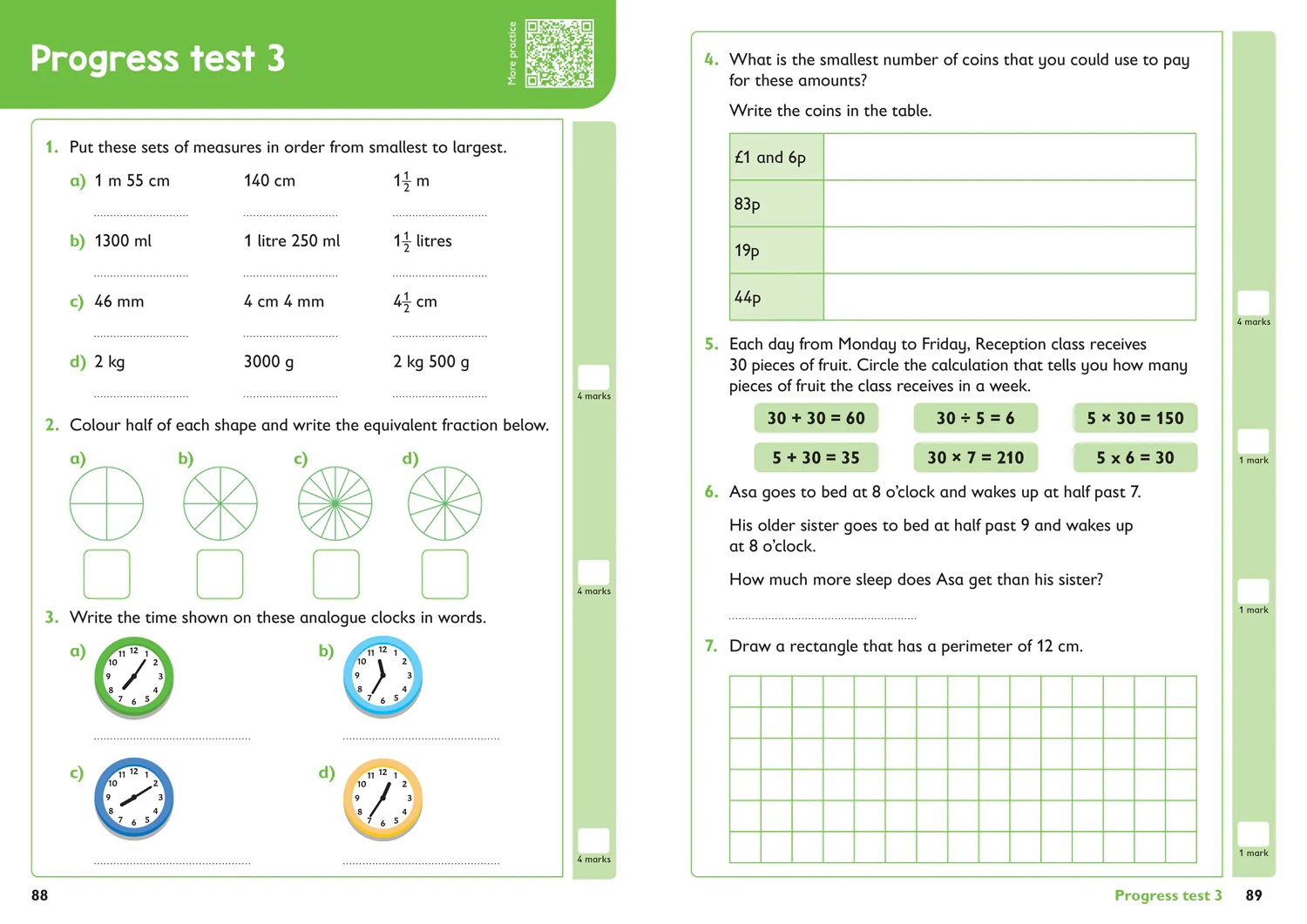 Collins KS2 Practice - Year 3 Maths Targeted Practice Workbook: Ideal for use at home and school (Second edition) - Image 5