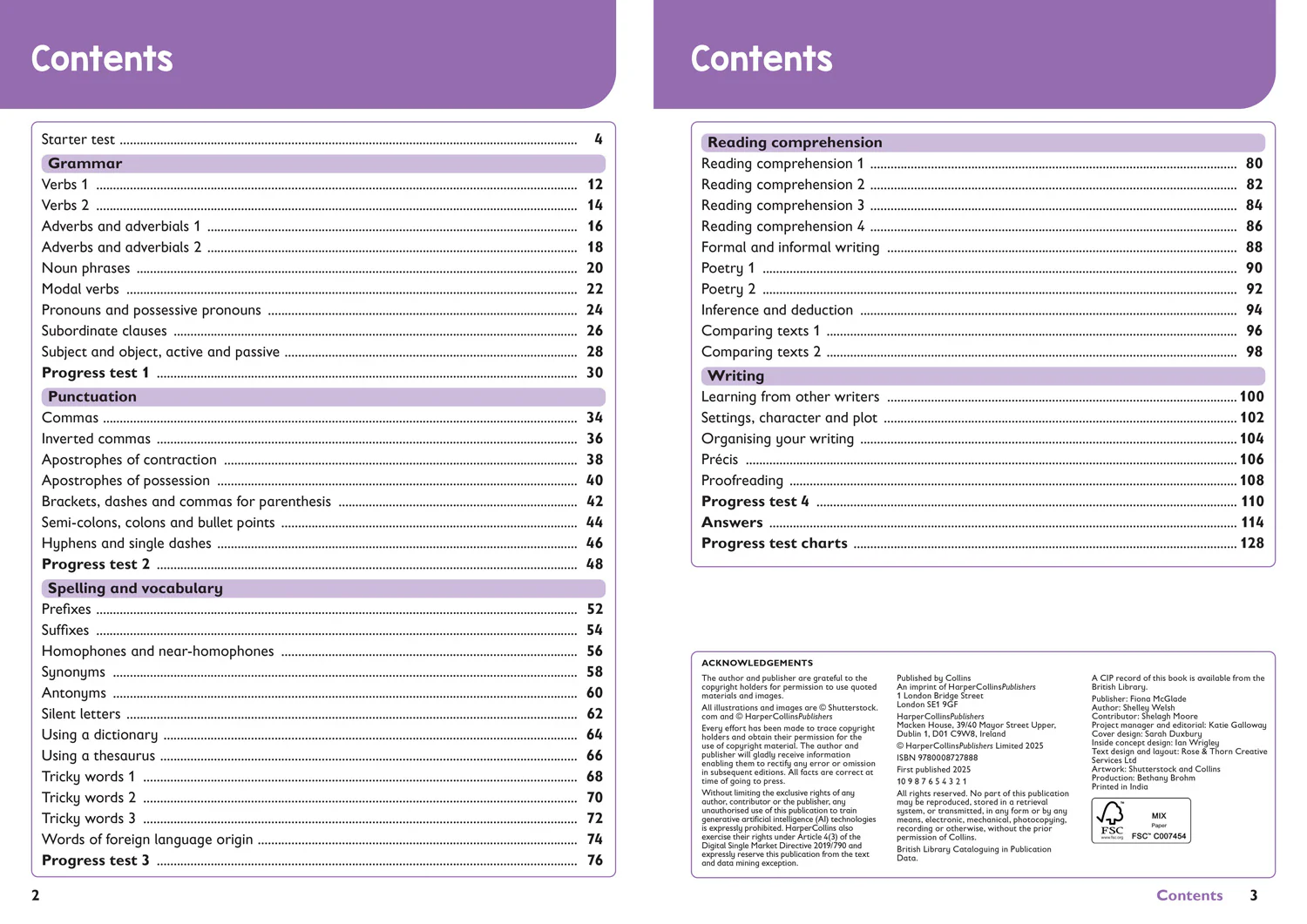 Collins KS2 SATs Practice - Year 6 English KS2 SATs Targeted Practice Workbook: Ideal for use at home and school (Second edition) - Image 2