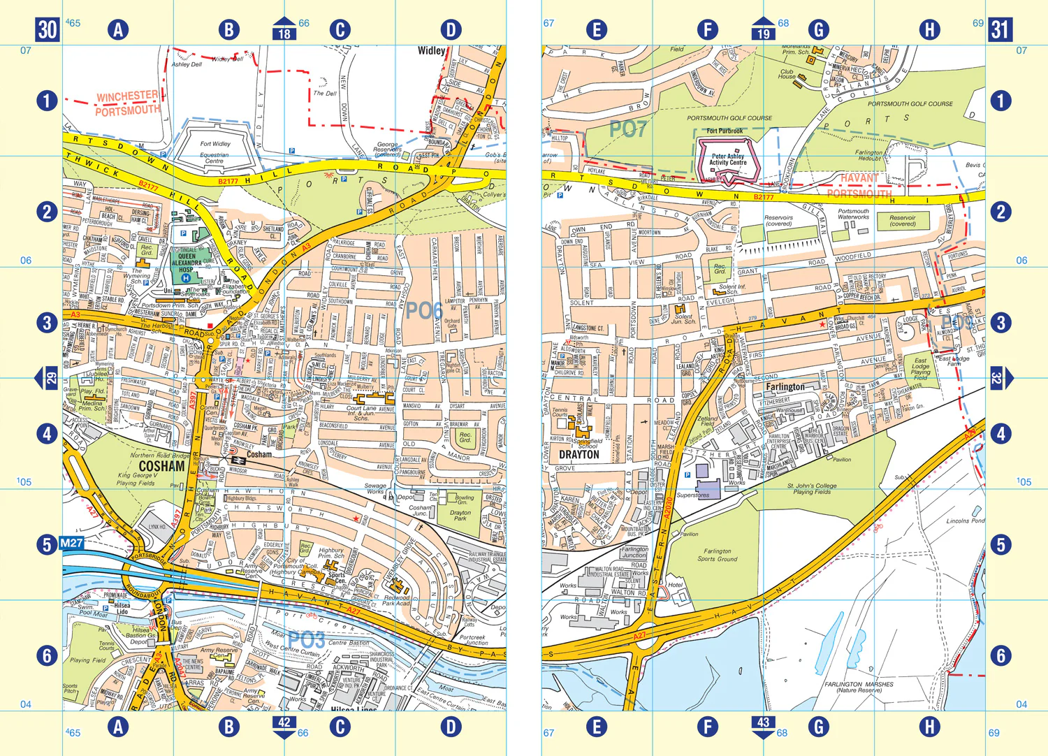 Portsmouth A-Z Street Atlas: Navigate your way around Portsmouth with ease using trusted mapping (Tenth edition) - Image 4