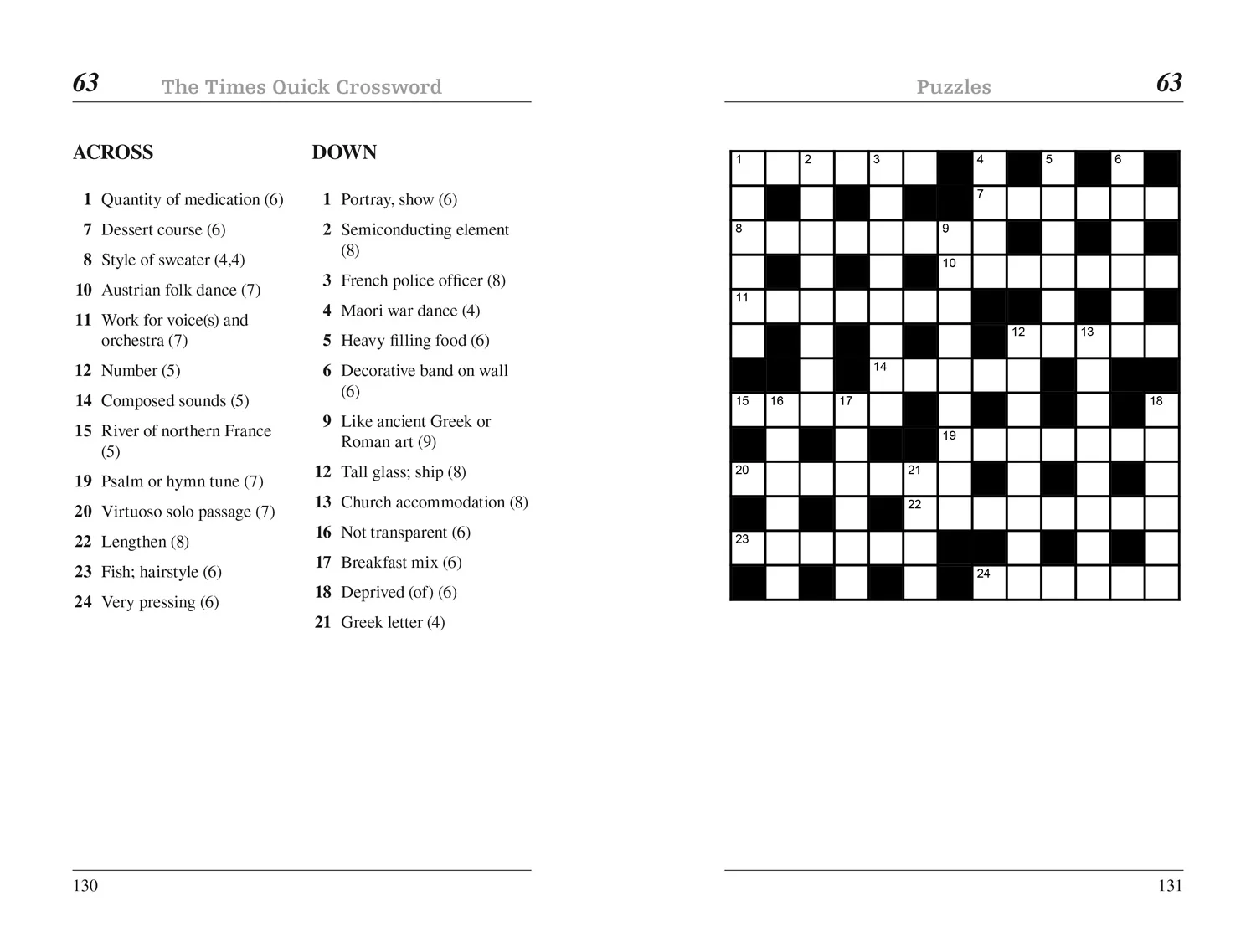 The Times Crosswords - The Times Quick Crossword Book 30: 100 General Knowledge Puzzles - Image 2