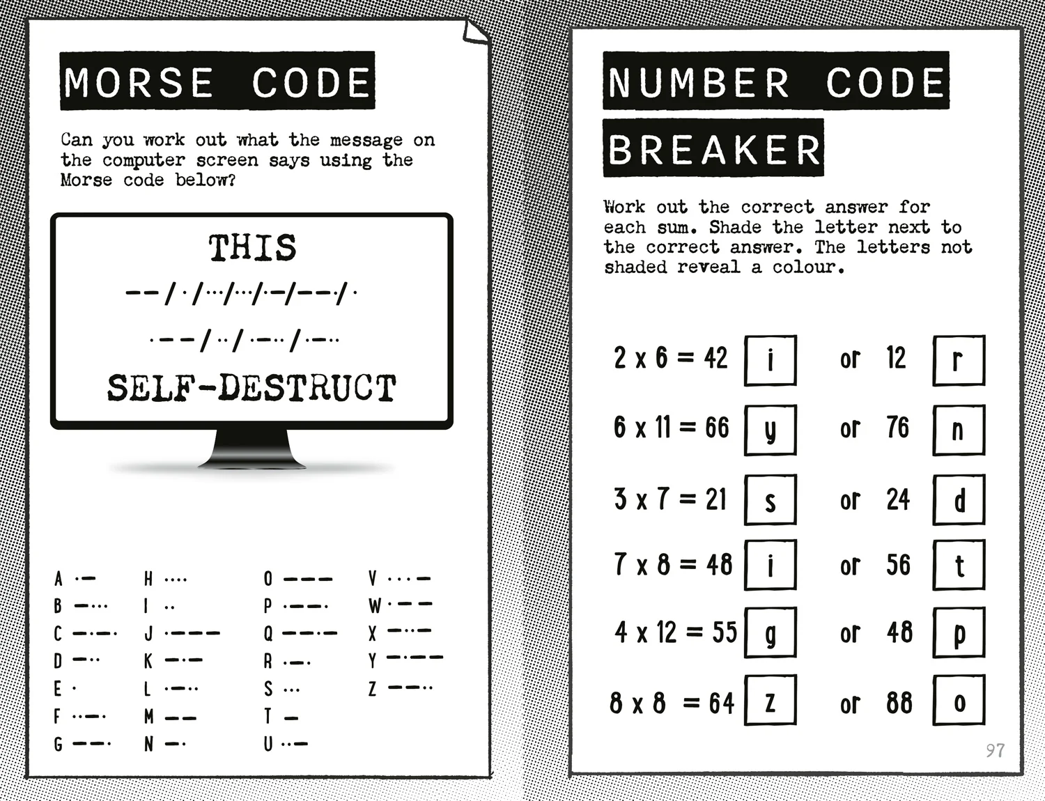 Spy Agency Puzzle Book – The Risky Rescue: Solve puzzles, crack codes and take on a top secret mission - Image 4