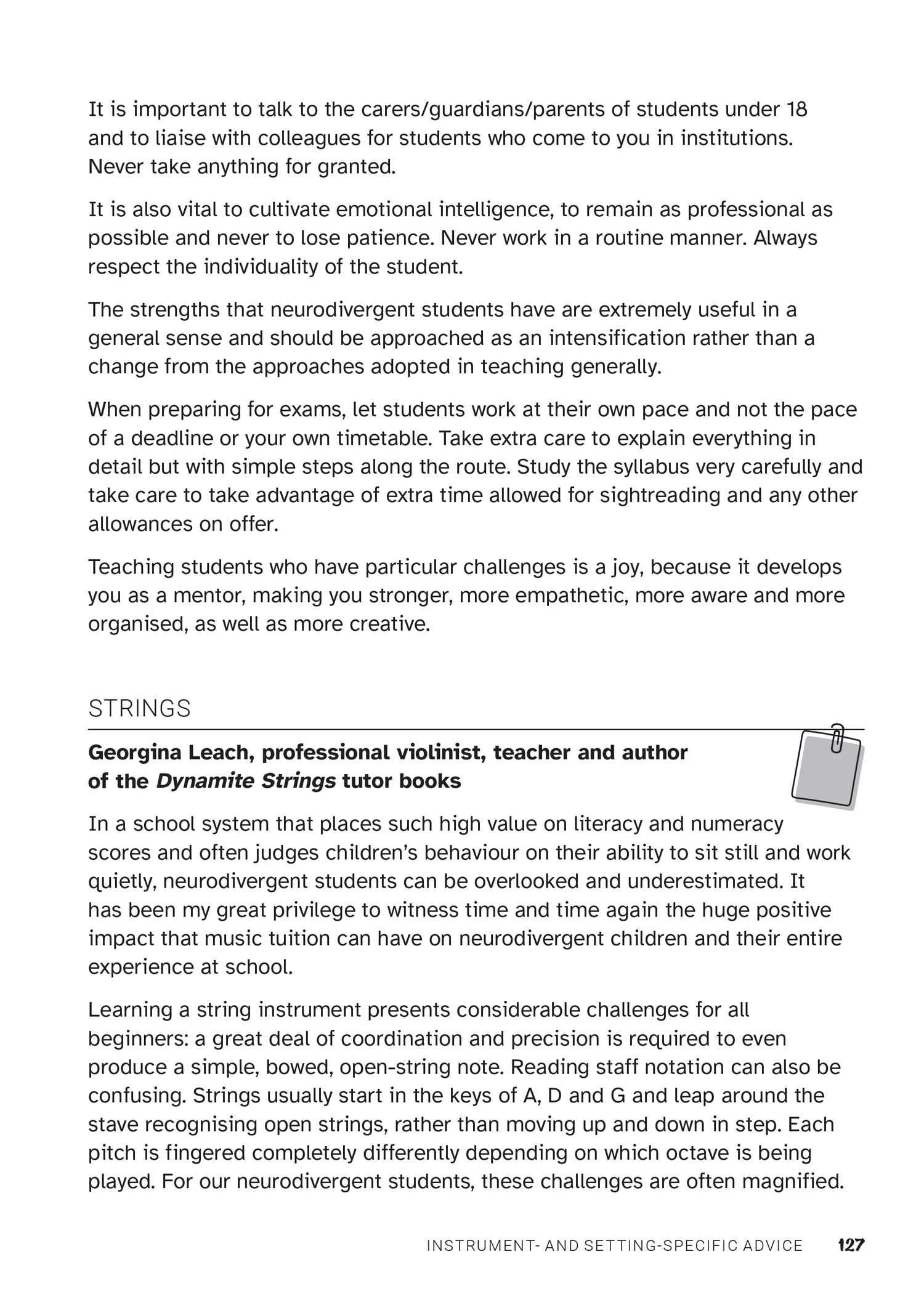 How to Teach Music - Music and Neurodiversity: A practical guide for teachers and parents - Image 8