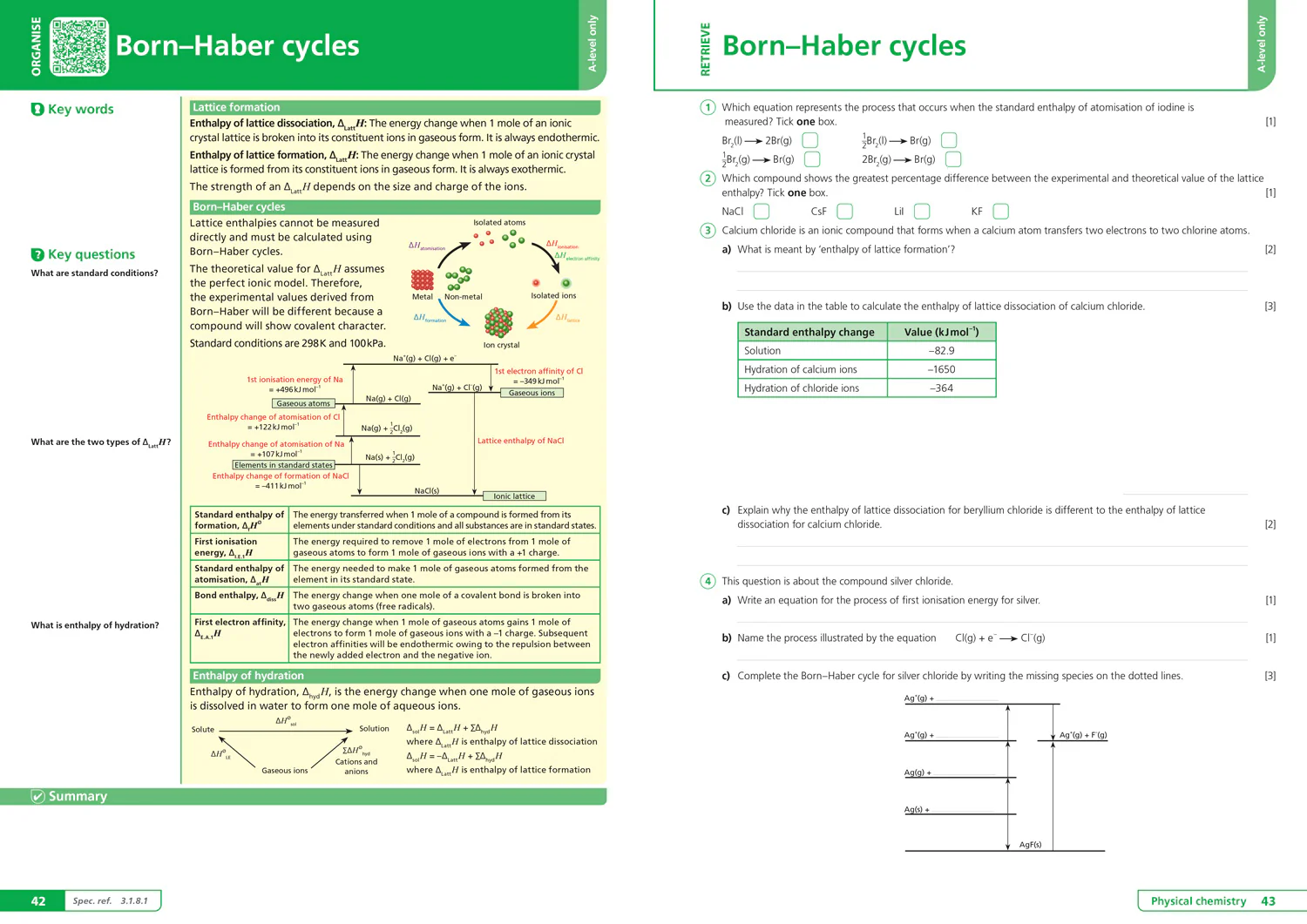 Collins A level Revision - AQA A-level Chemistry Organise and Retrieve Your Knowledge: Ideal for the 2026 and 2027 exams - Image 4