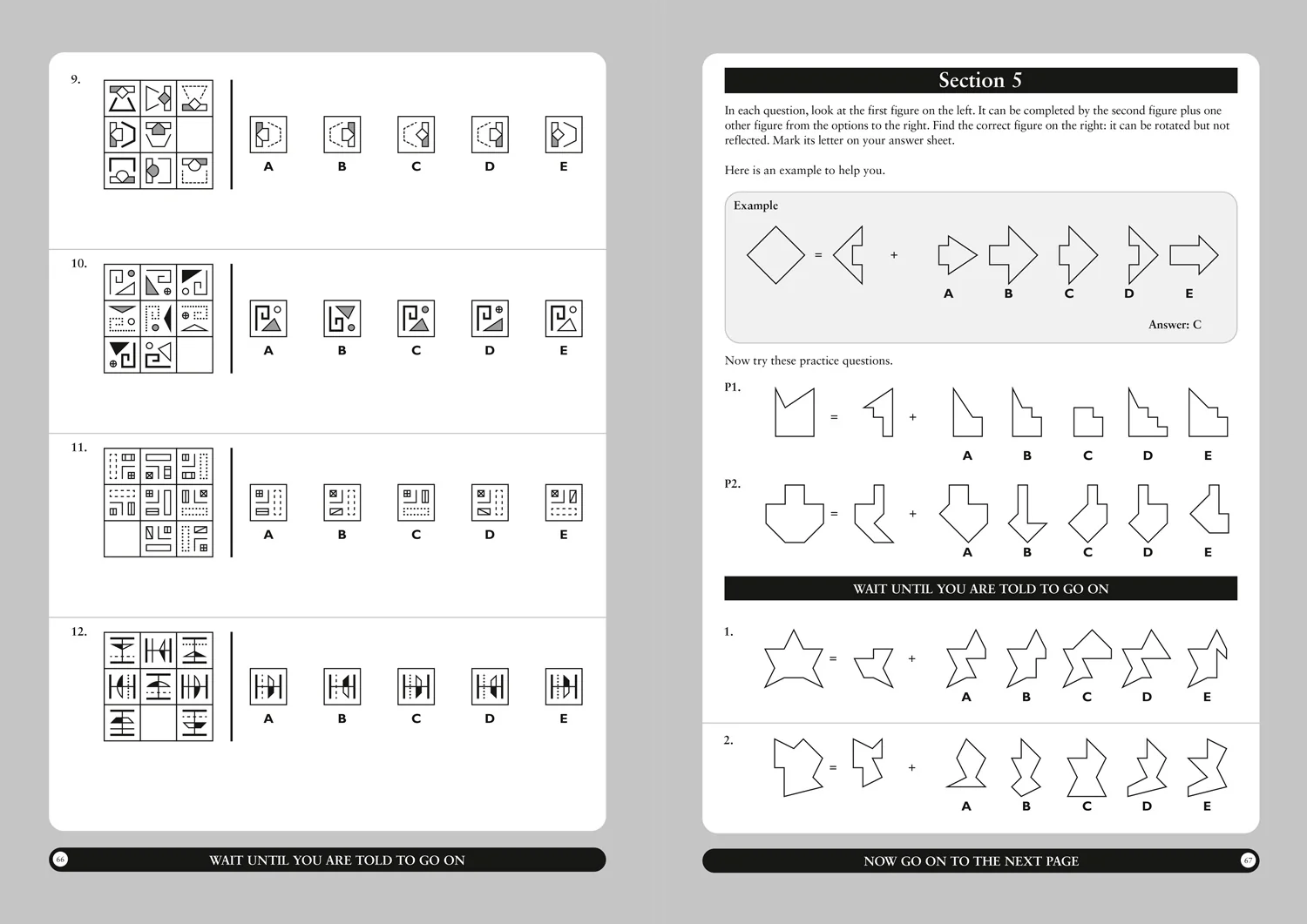 Collins 11+ Practice - 11+ Non-Verbal Reasoning Practice Papers Set C: For the 2026 GL Assessment Tests - Image 3