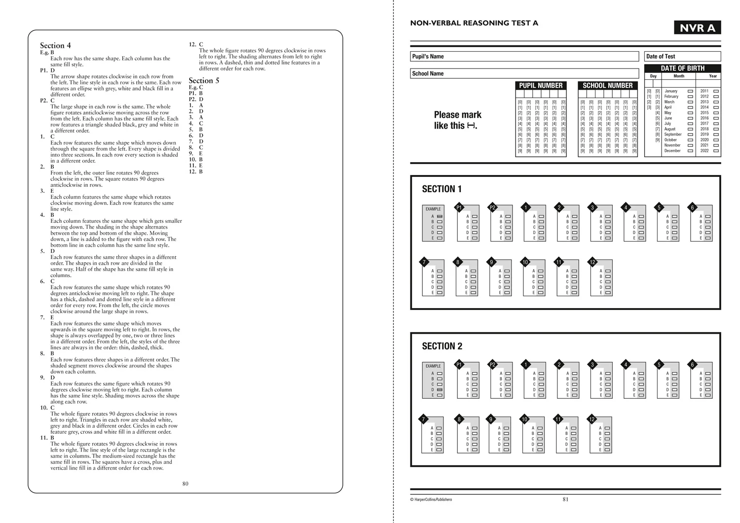 Collins 11+ Practice - 11+ Non-Verbal Reasoning Practice Papers Set C: For the 2026 GL Assessment Tests - Image 4