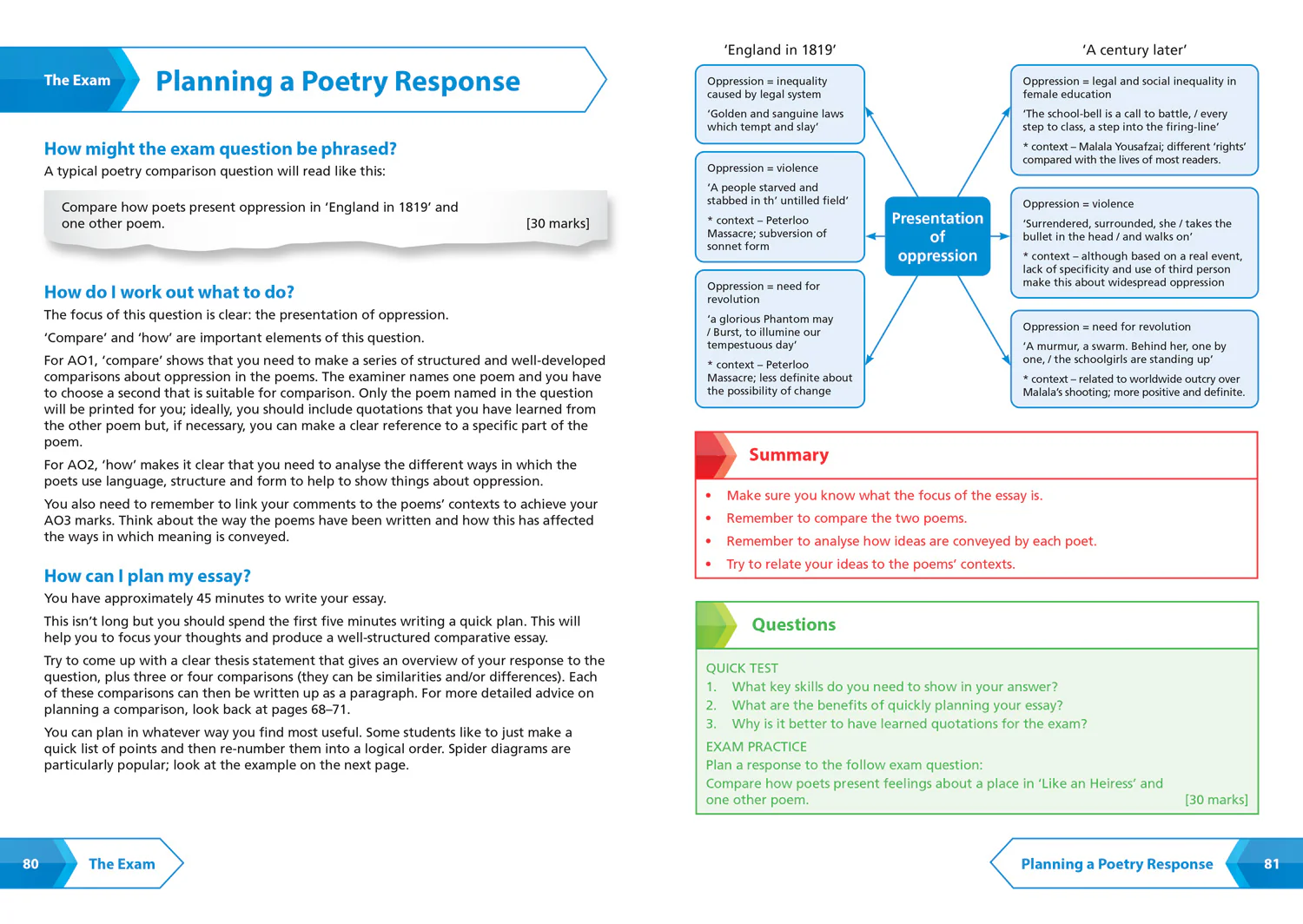 Collins GCSE Grade 9-1 SNAP Revision - Worlds and Lives Poetry Cluster AQA GCSE 9-1 English Literature Revision Guide: Ideal for the 2026 and 2027 exams - Image 6