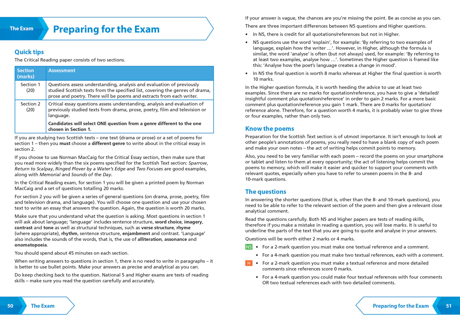 Leckie SNAP Revision - National 5/Higher English Revision: Poetry by Norman MacCaig: Revision Guide for the SQA English Exams (Second edition) - Image 4
