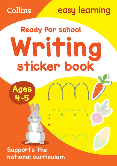 Easy Learning - Ready for school: writing Sticker Book Ages 4-5