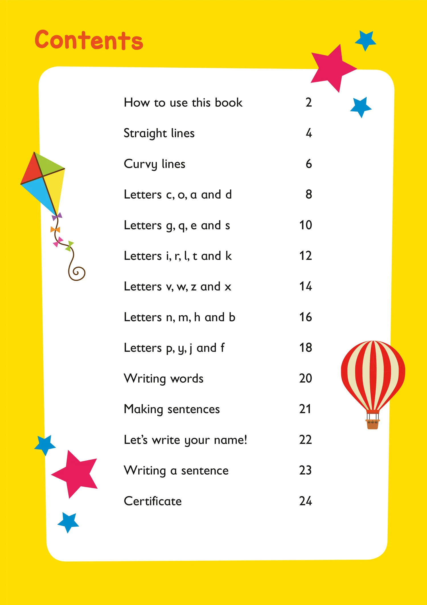 Easy Learning - Ready for school: writing Sticker Book Ages 4-5 - Image 2