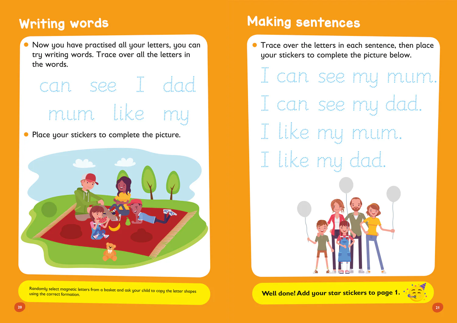 Easy Learning - Ready for school: writing Sticker Book Ages 4-5 - Image 4
