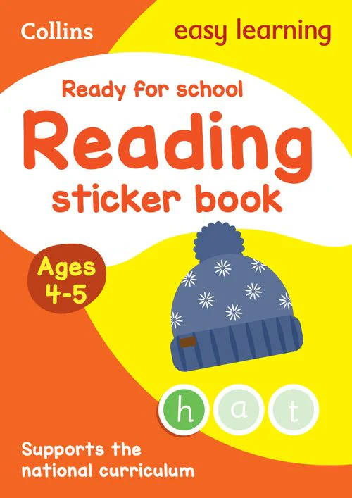 Easy Learning - Ready for school: reading Sticker Book Ages 4-5