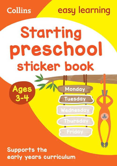 Easy Learning - Starting preschool Sticker Book Ages 3-4